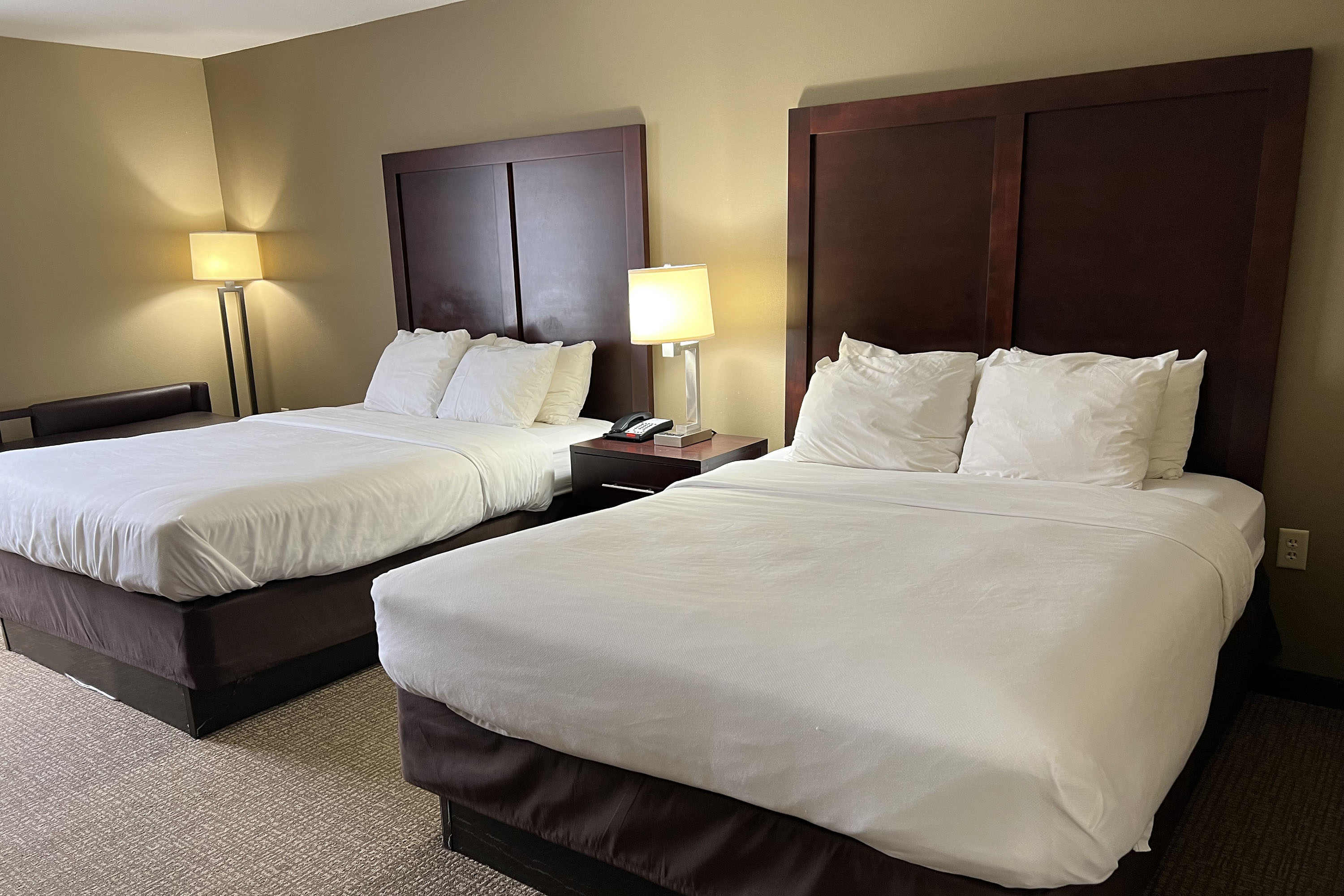 Guest room at the Days Inn & Suites by Wyndham Manheim Lebanon in Manheim, Pennsylvania