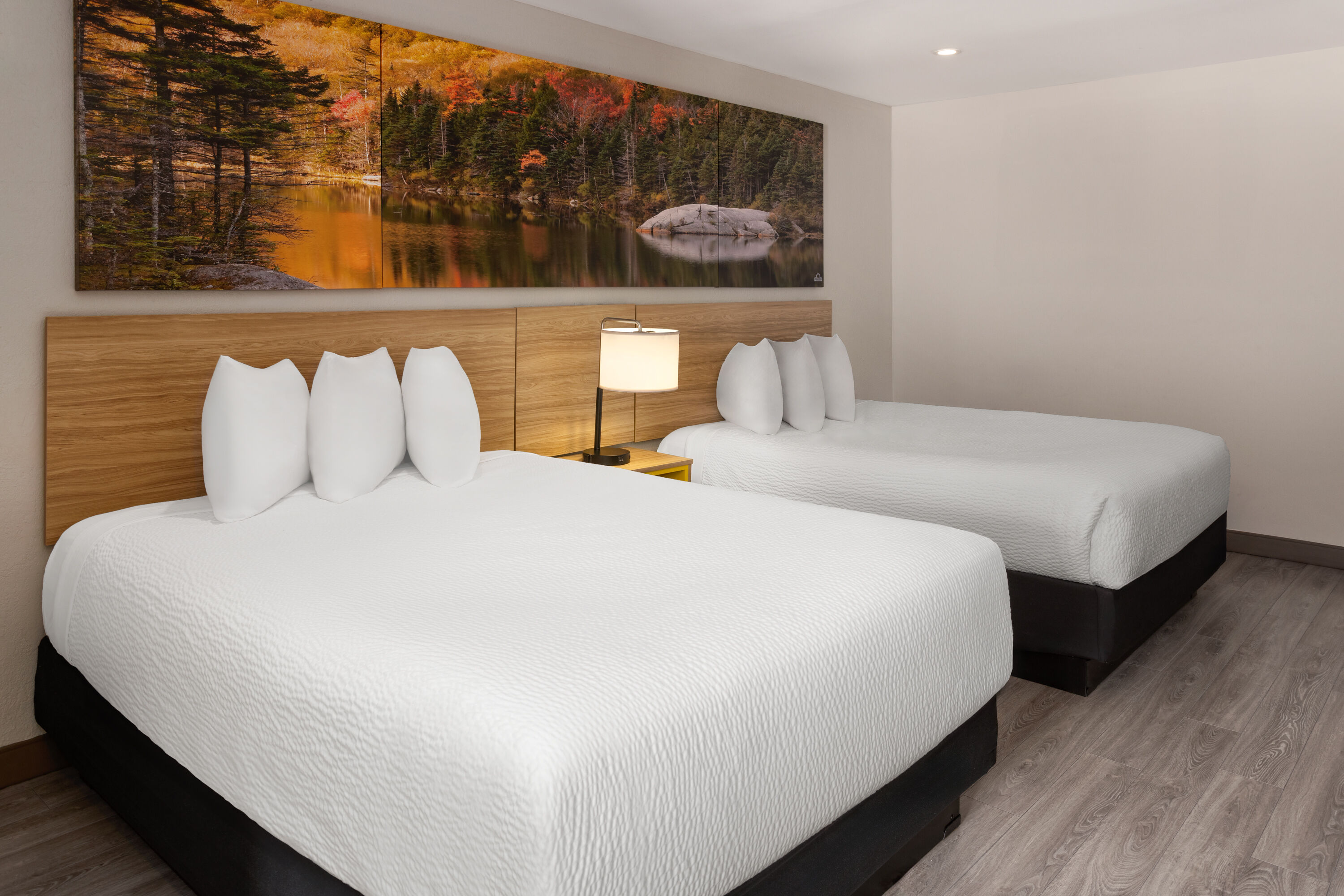 Guest room at the Days Inn by Wyndham Moosic in Moosic, Pennsylvania