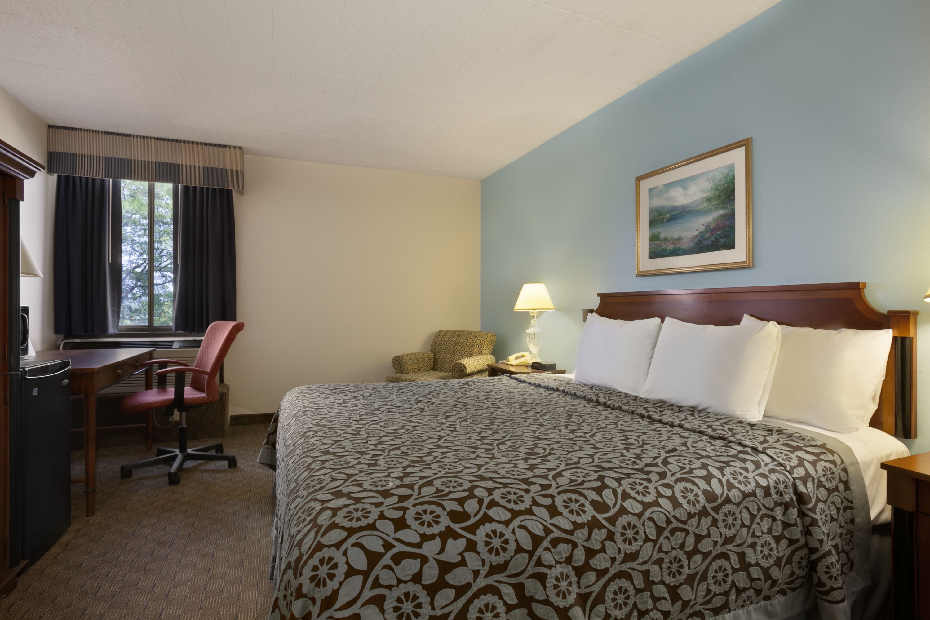 Guest room at the Days Inn by Wyndham Reading Wyomissing in Reading, Pennsylvania