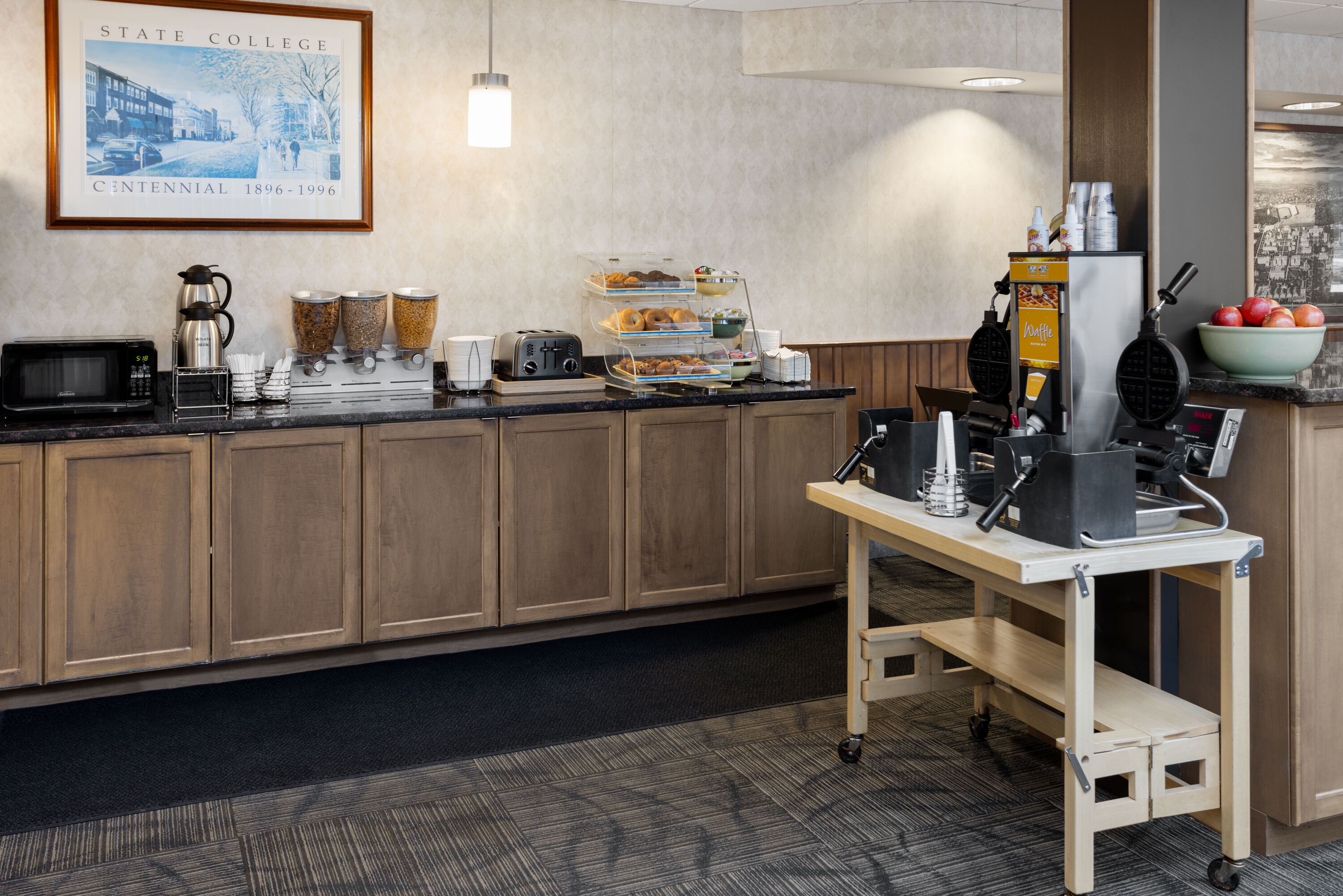 Free breakfast at Days Inn by Wyndham Penn State in State College, Pennsylvania