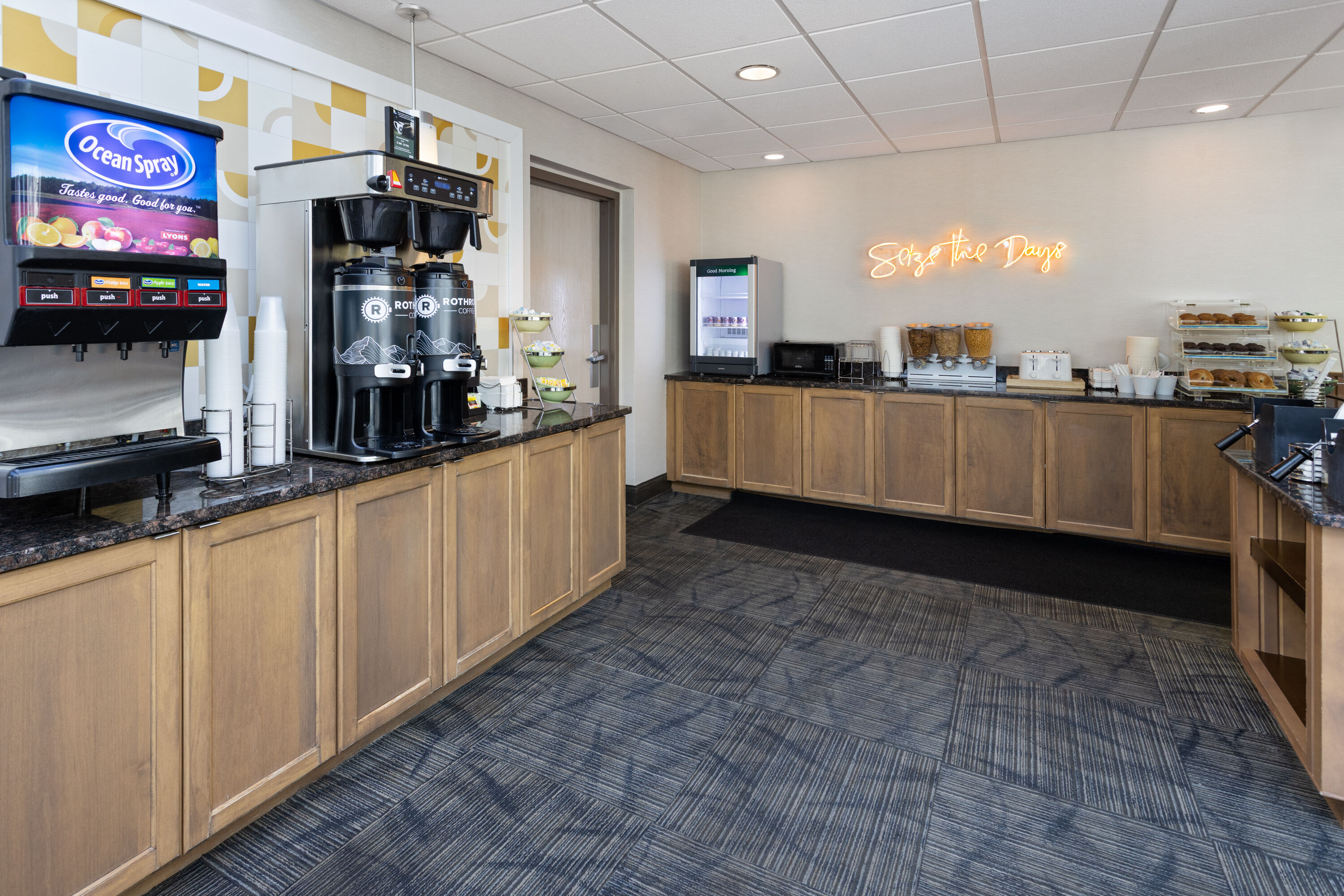 Free breakfast at Days Inn by Wyndham Penn State in State College, Pennsylvania