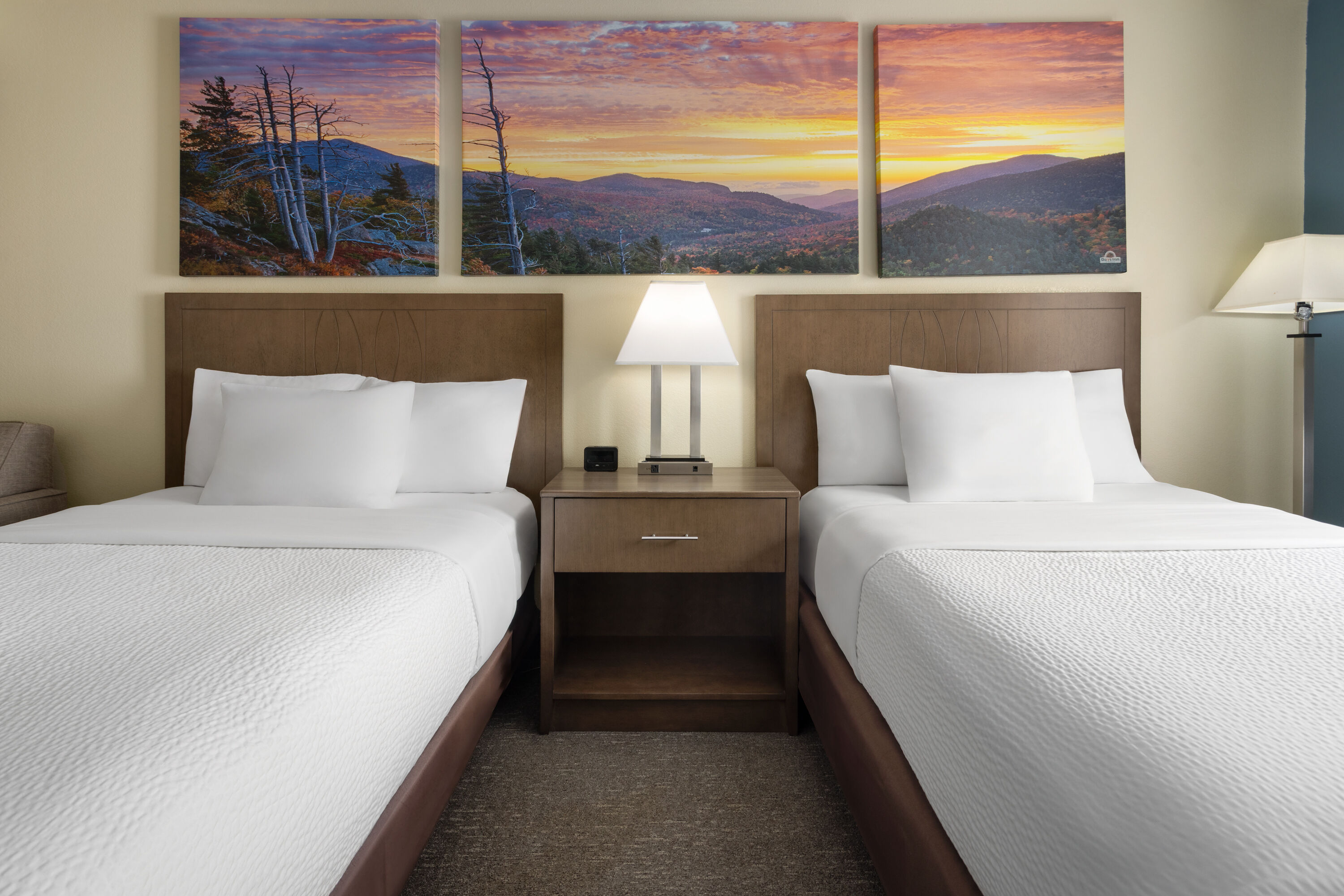 Guest room at the Days Inn by Wyndham Penn State in State College, Pennsylvania