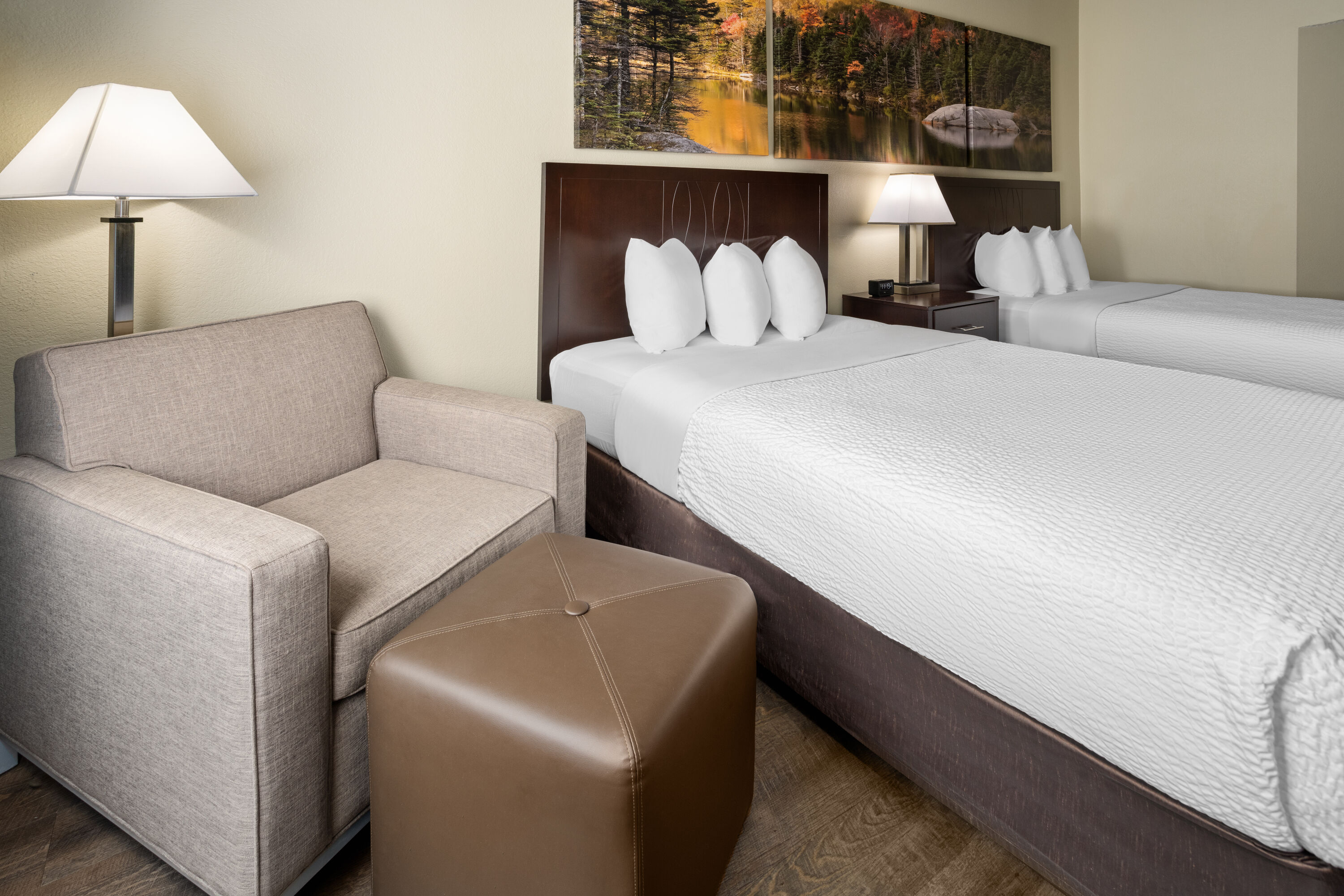 Guest room at the Days Inn by Wyndham Penn State in State College, Pennsylvania