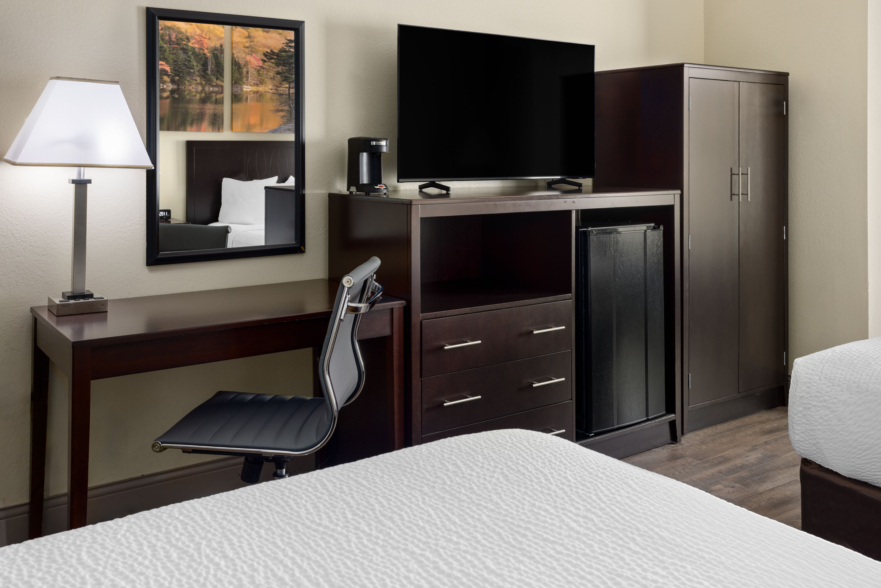 Guest room at the Days Inn by Wyndham Penn State in State College, Pennsylvania