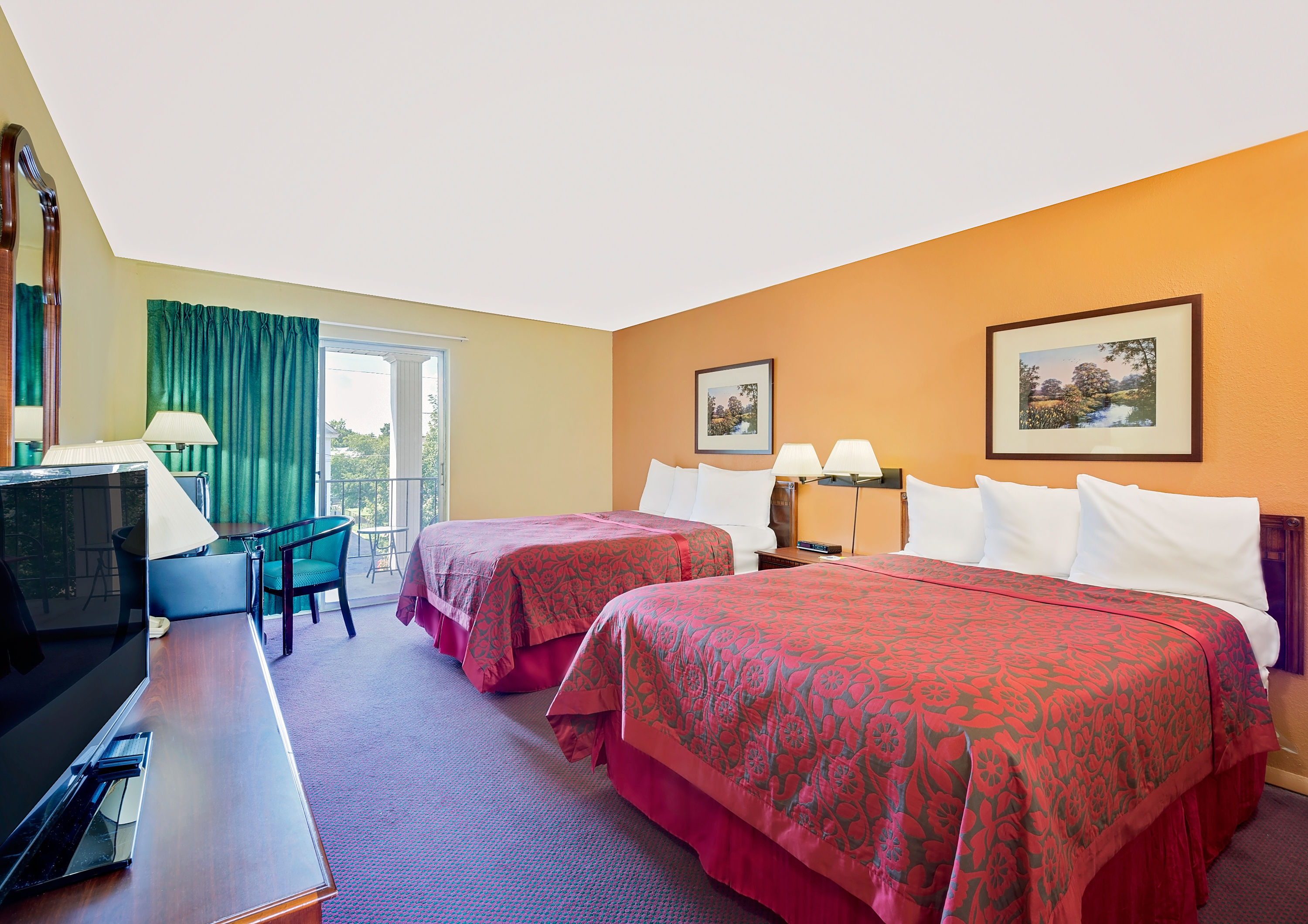 Guest room at the Days Inn by Wyndham Waynesboro in Waynesboro, Pennsylvania