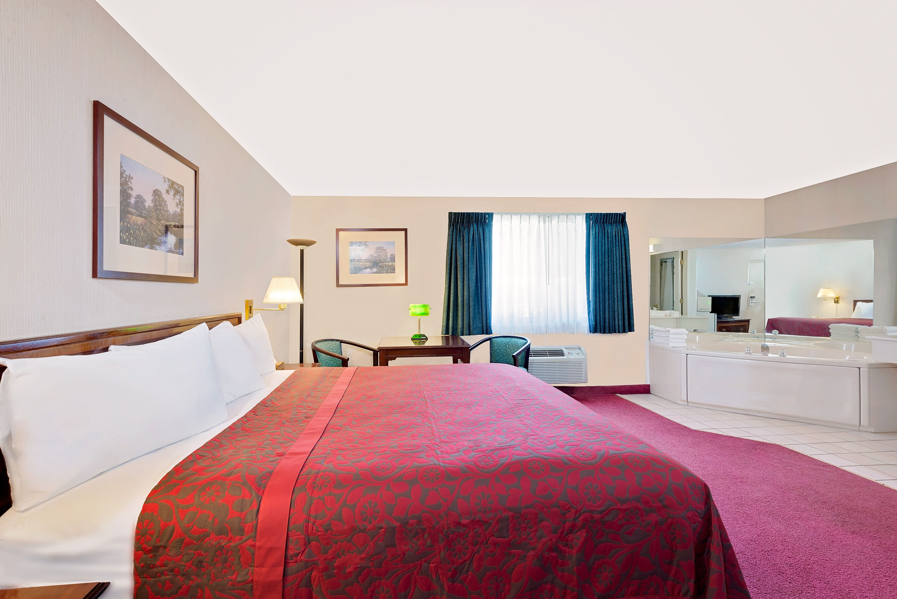 Guest room at the Days Inn by Wyndham Waynesboro in Waynesboro, Pennsylvania