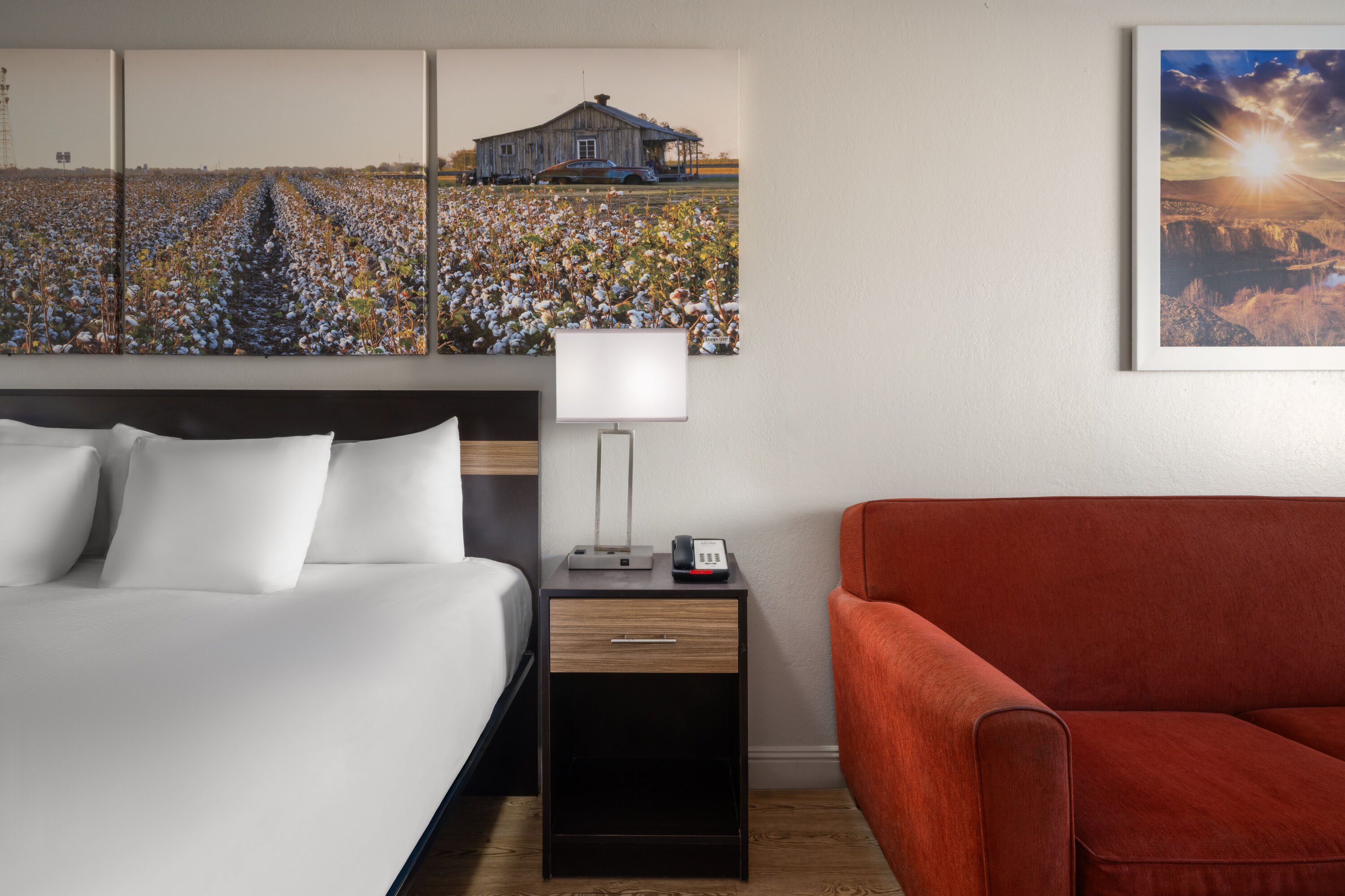 Guest room at the Days Inn by Wyndham Anderson/Clemson Area in Anderson, South Carolina