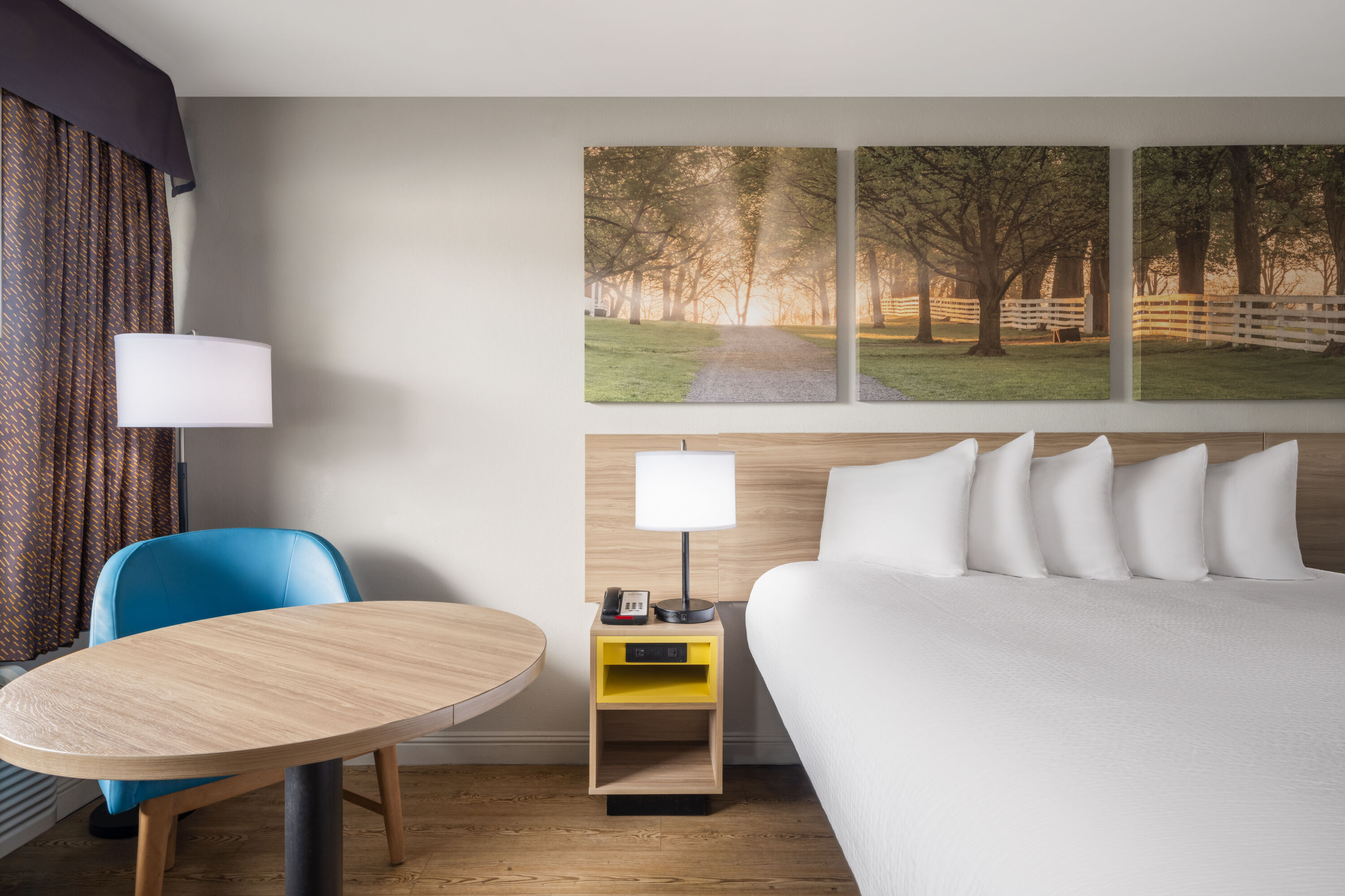 Guest room at the Days Inn by Wyndham Anderson/Clemson Area in Anderson, South Carolina