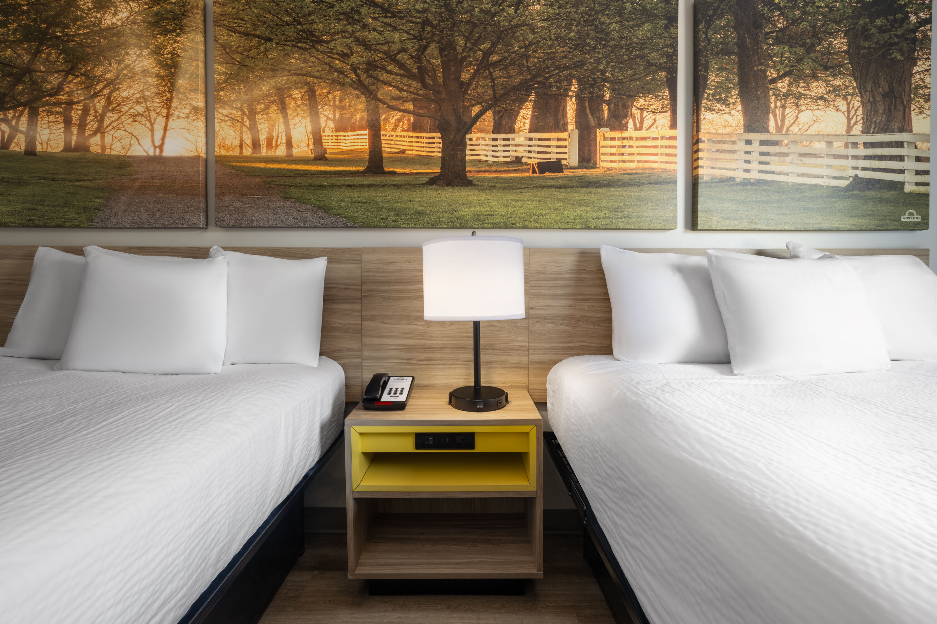 Guest room at the Days Inn by Wyndham Anderson/Clemson Area in Anderson, South Carolina