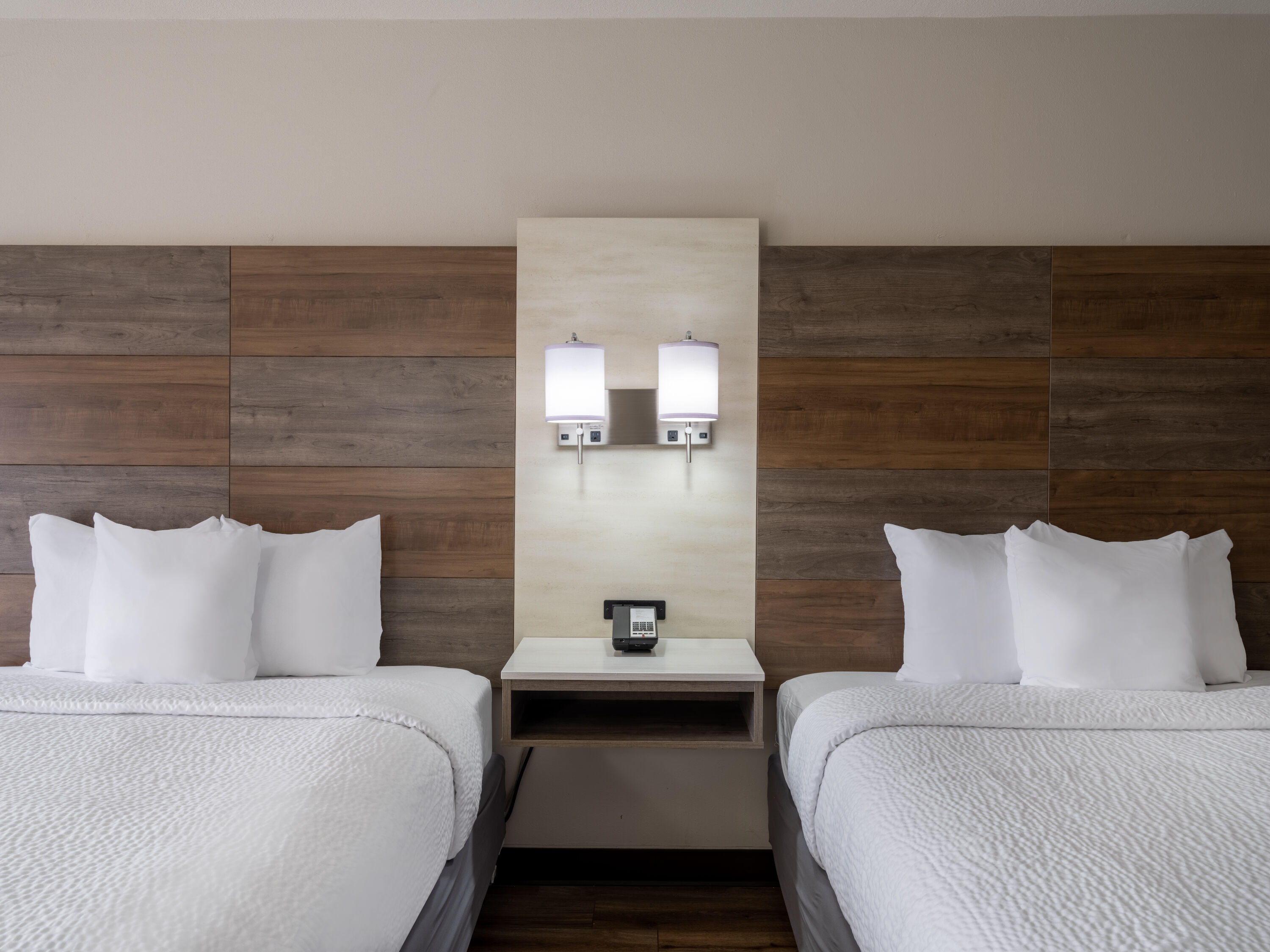 Guest room at the Days Inn by Wyndham Clemson in Clemson, South Carolina