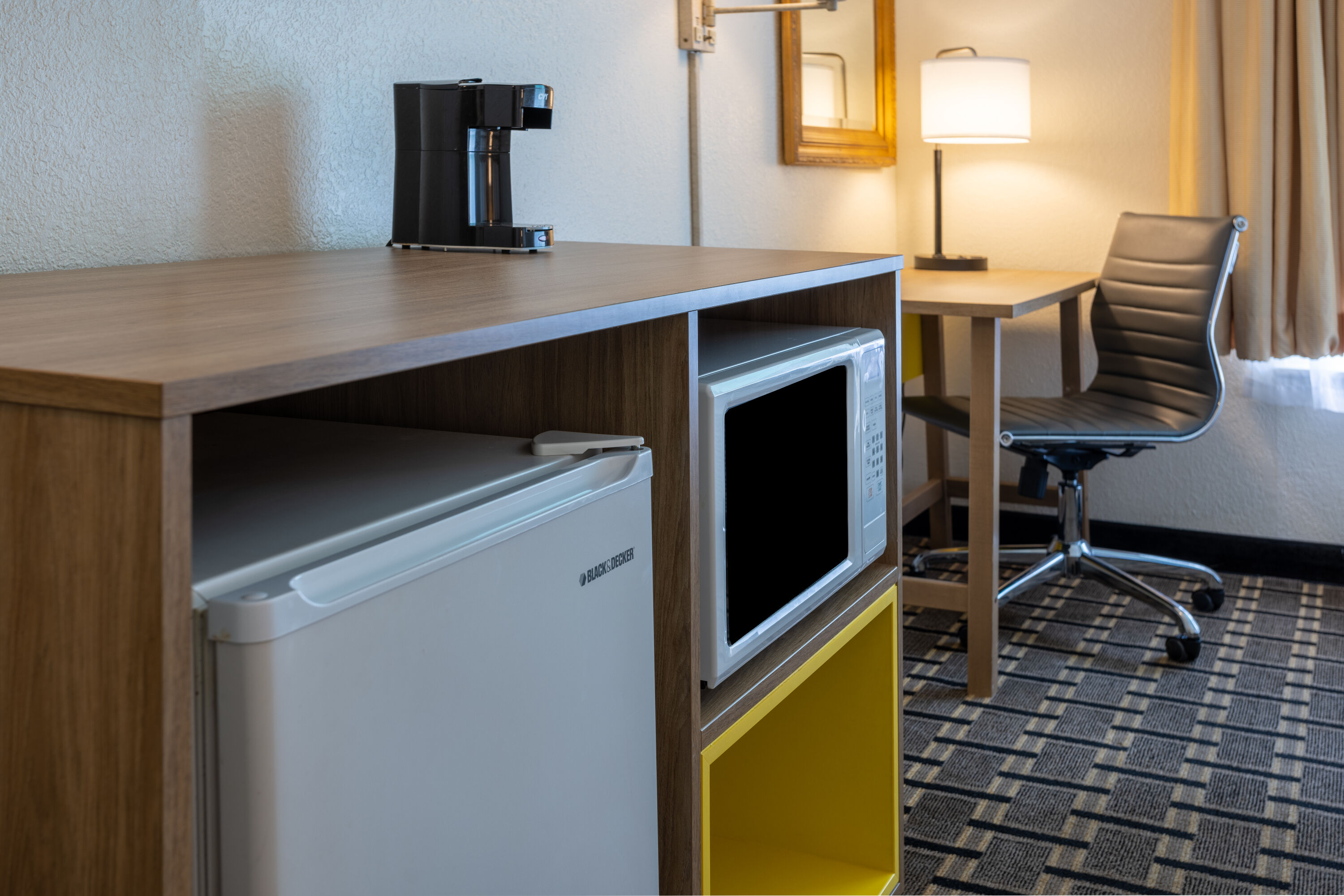 Guest room at the Hotel Carolina A Days Inn by Wyndham in Hilton Head, South Carolina