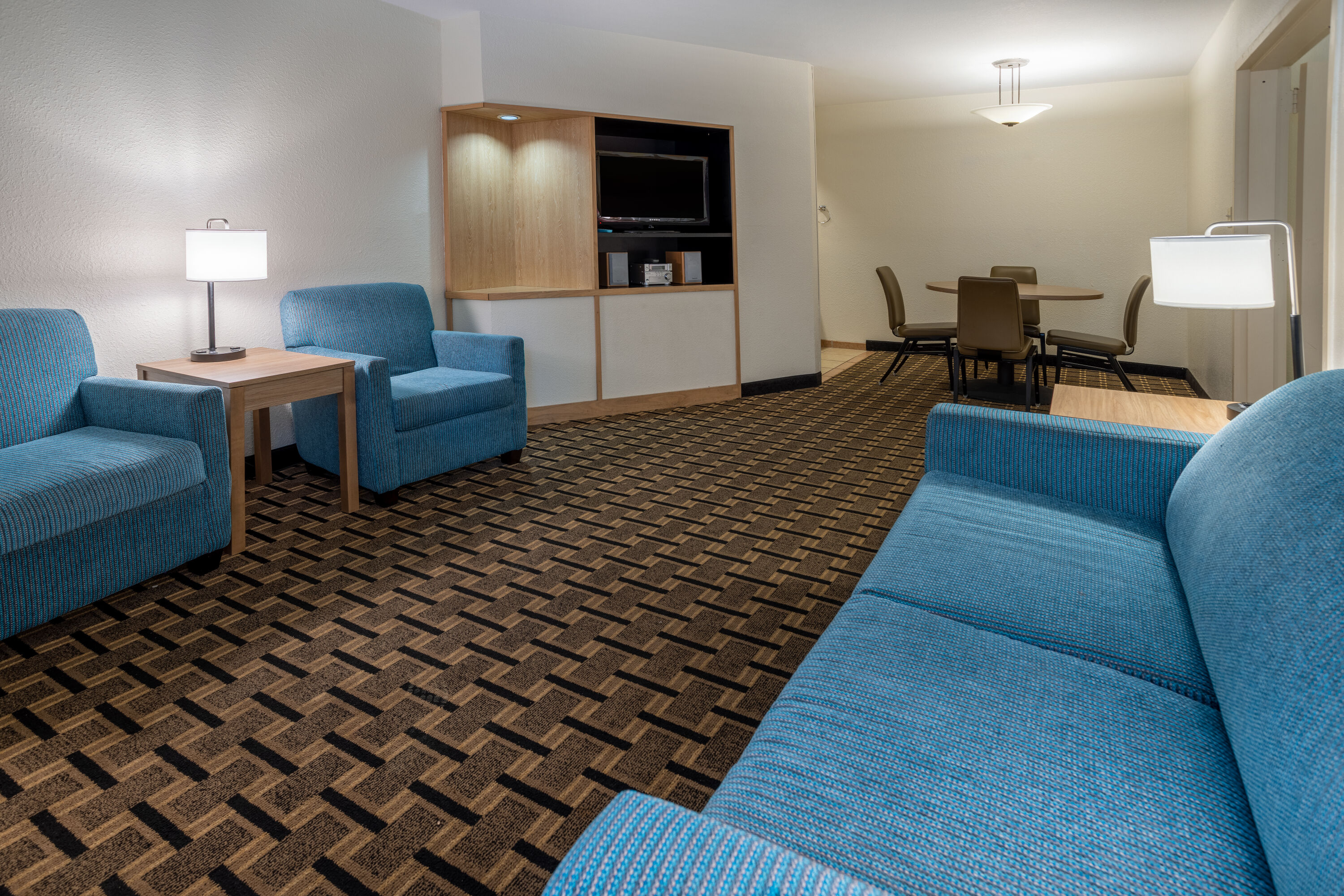 Guest room at the Hotel Carolina A Days Inn by Wyndham in Hilton Head, South Carolina