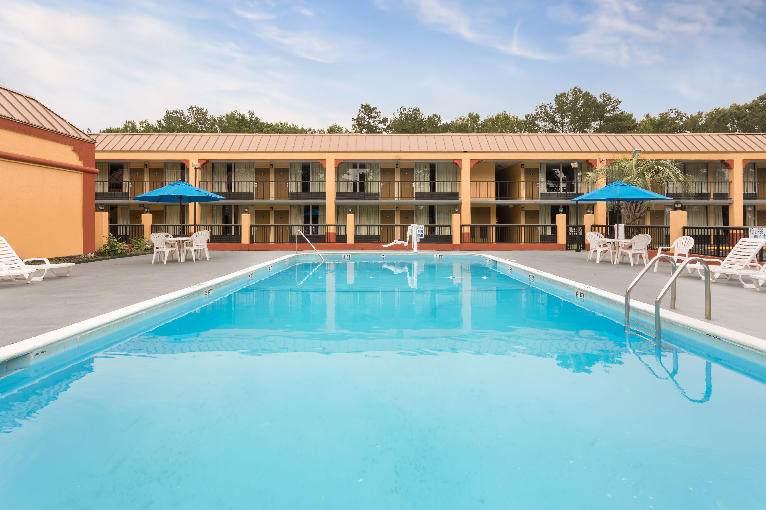 Pool at the Days Inn by Wyndham Orangeburg South in Orangeburg, South Carolina