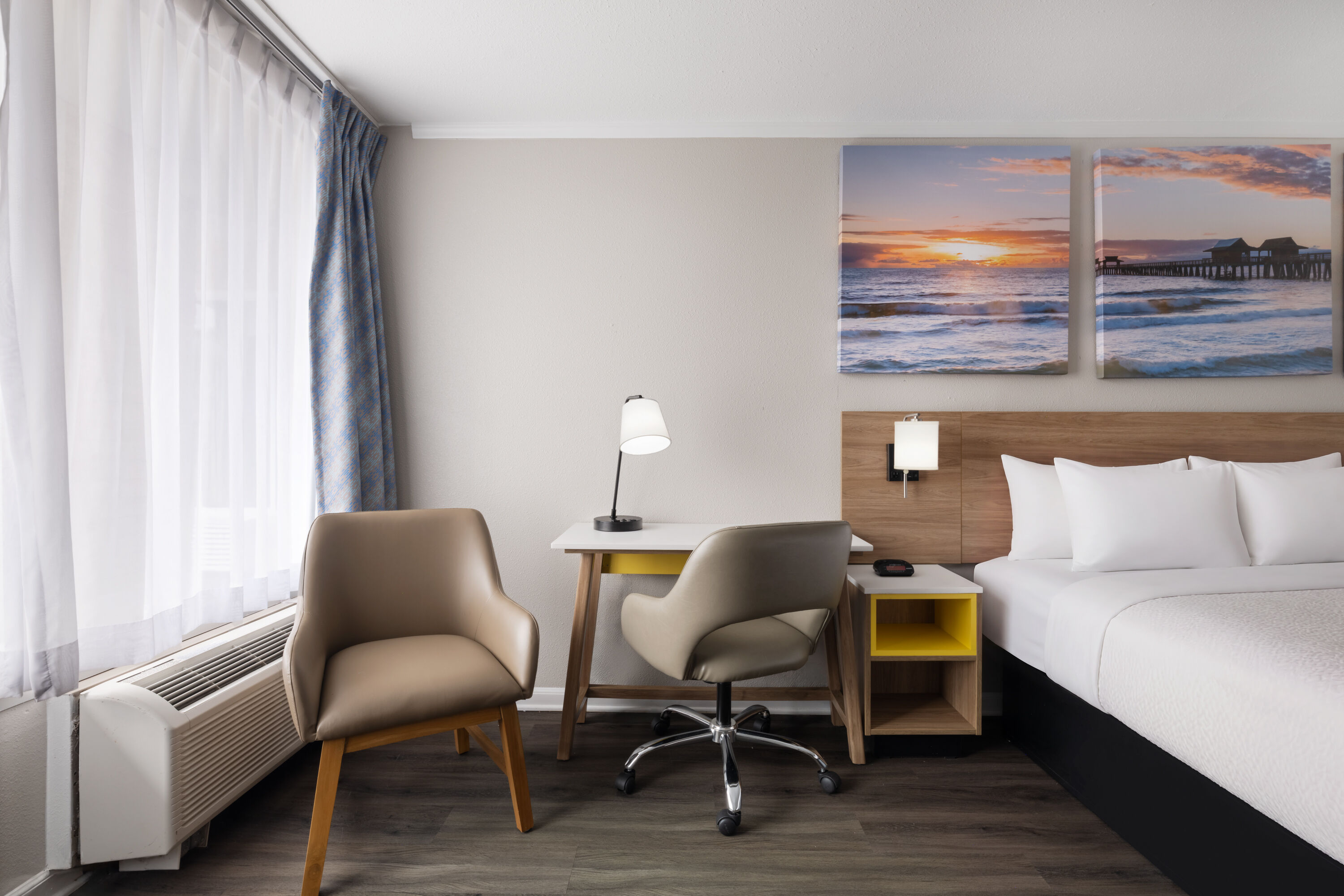Guest room at the Days Inn by Wyndham Pawleys Island in Pawleys Island, South Carolina