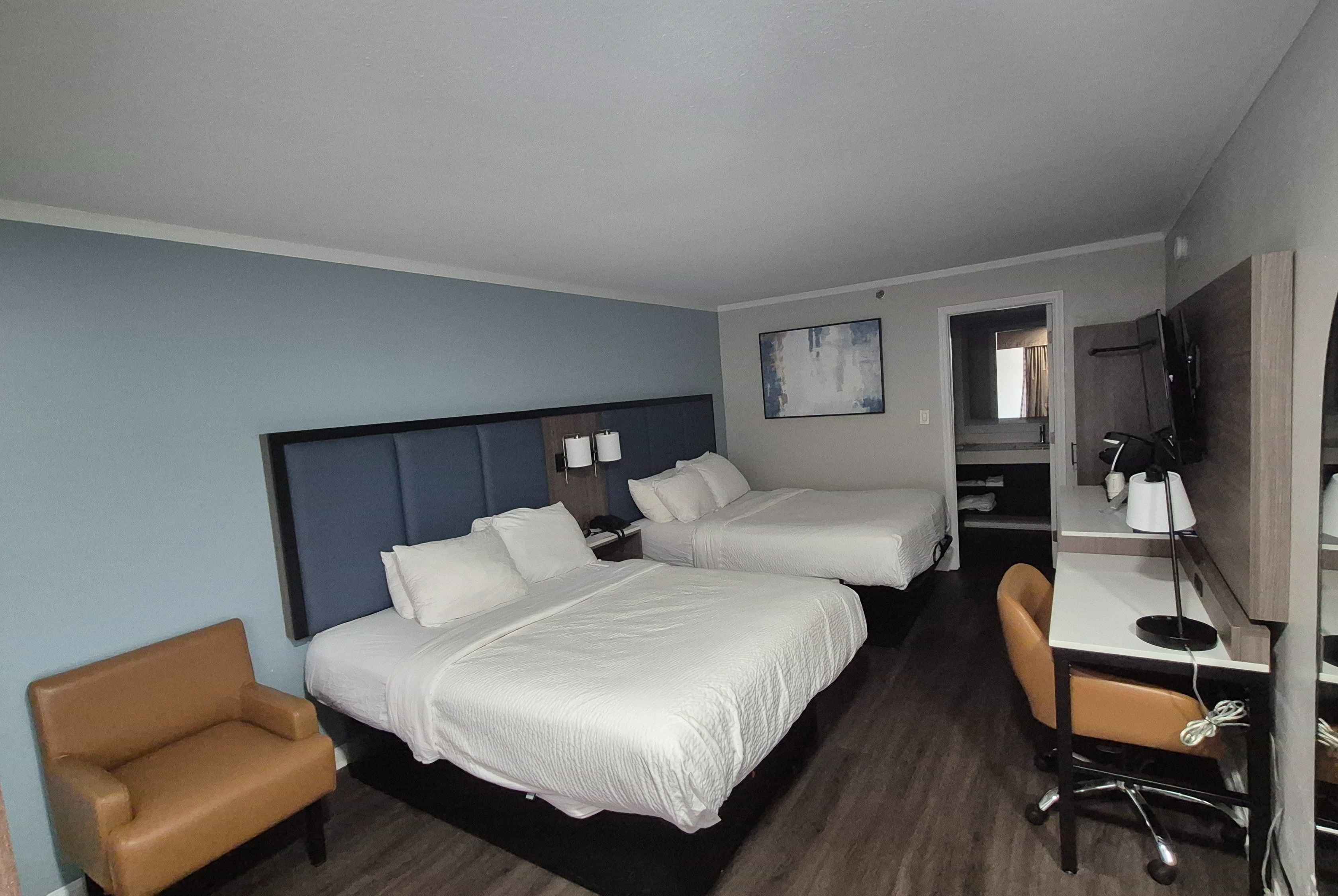 Guest room at the Days Inn by Wyndham Pawleys Island in Pawleys Island, South Carolina