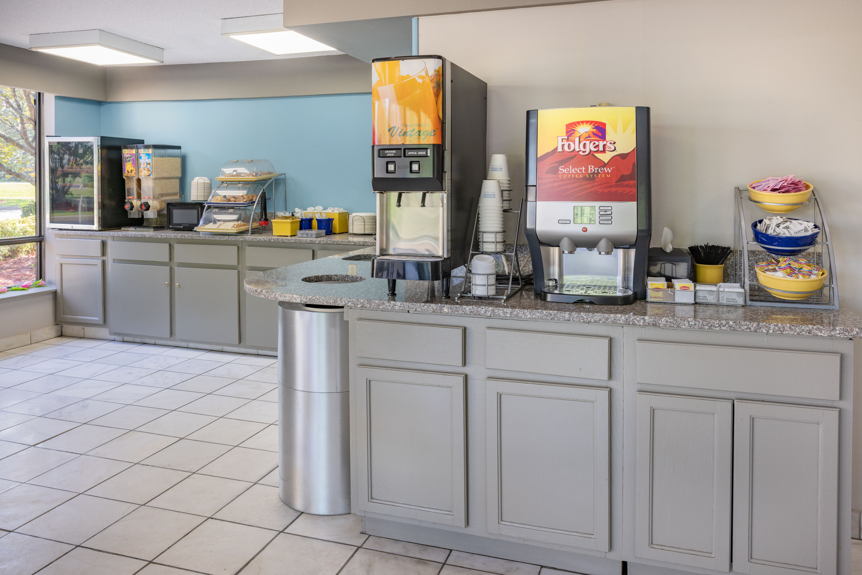 Free breakfast at Days Inn by Wyndham Spartanburg Waccamaw in Spartanburg, South Carolina