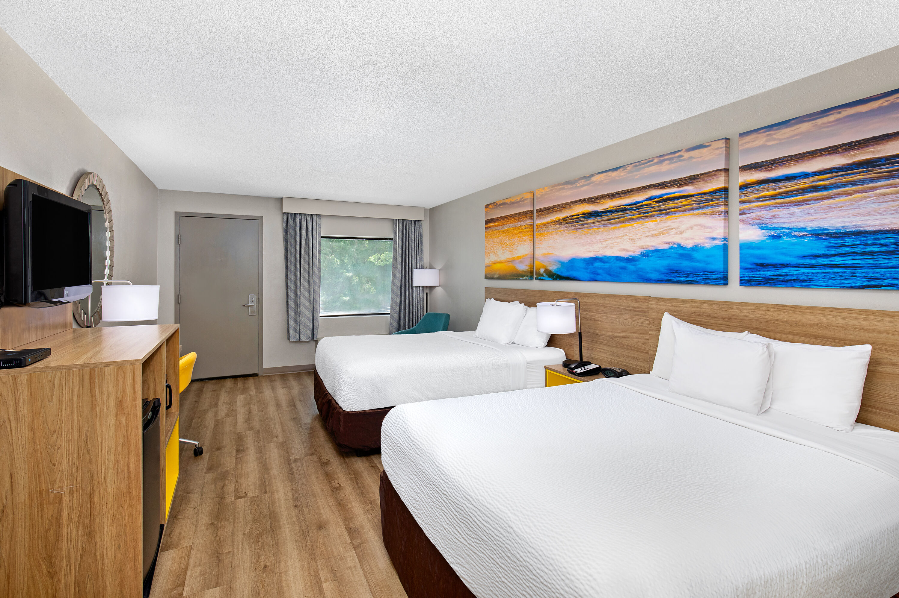 Guest room at the Days Inn by Wyndham St George in St George, South Carolina