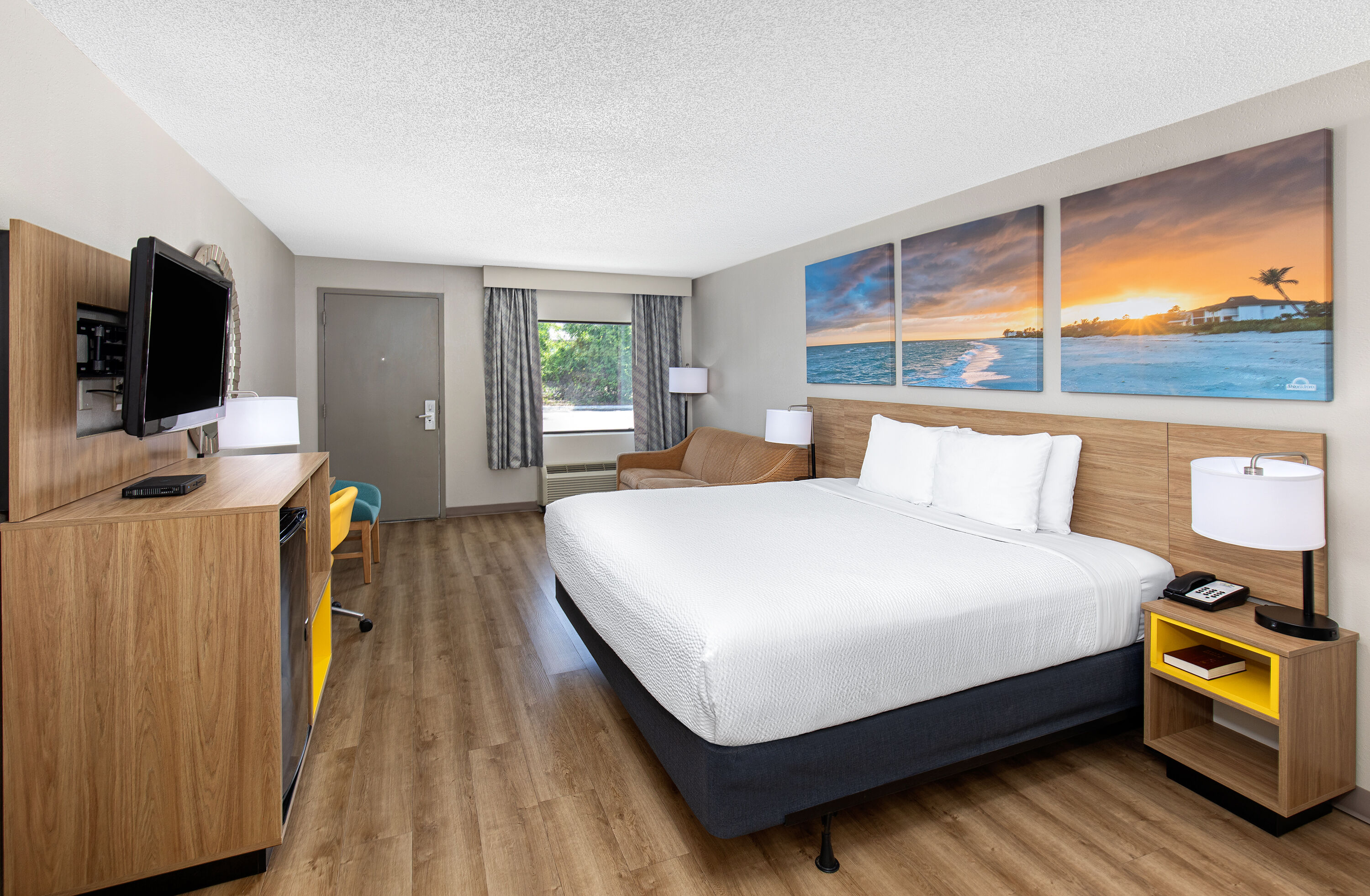 Guest room at the Days Inn by Wyndham St George in St George, South Carolina