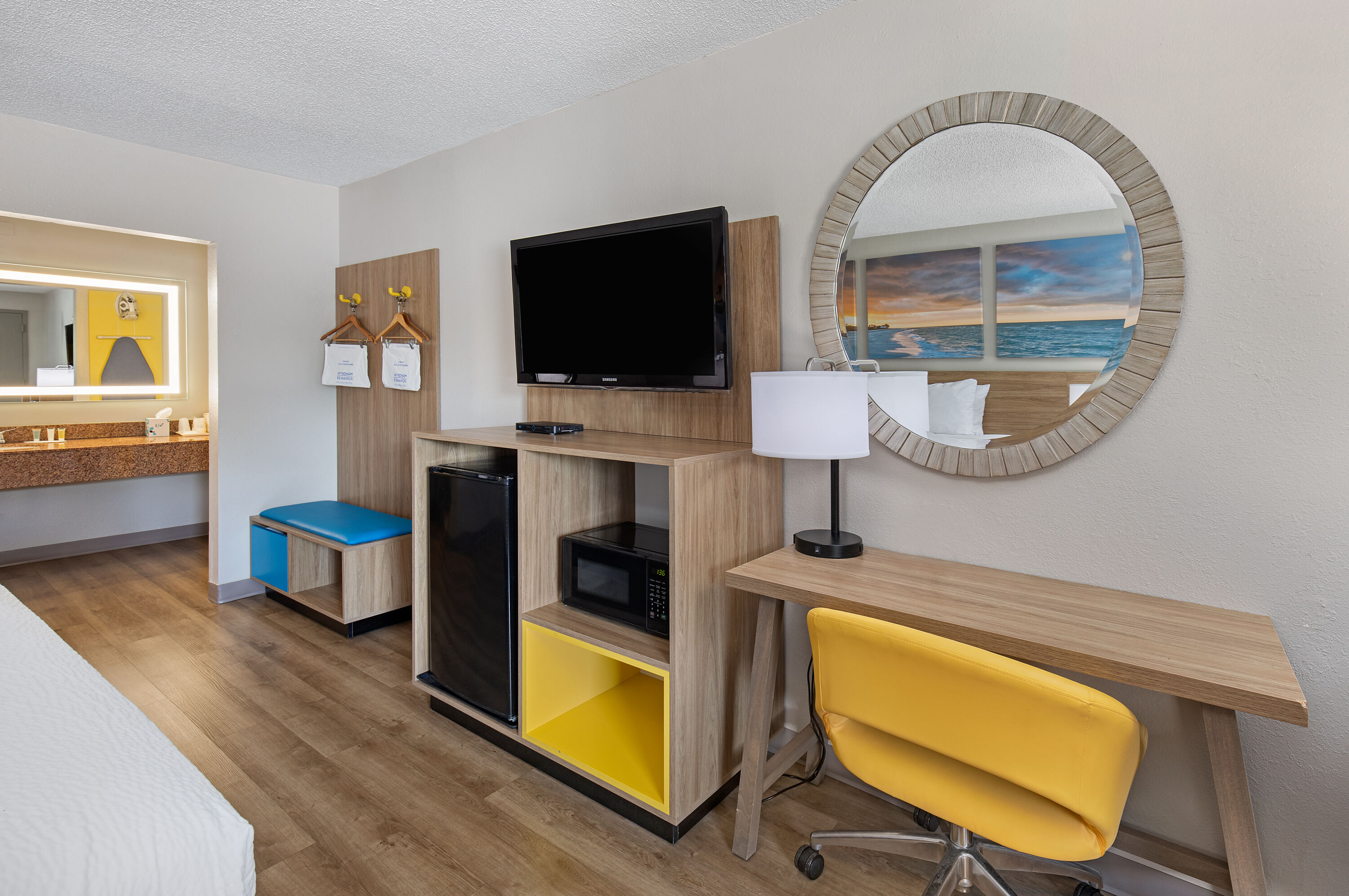 Guest room at the Days Inn by Wyndham St George in St George, South Carolina
