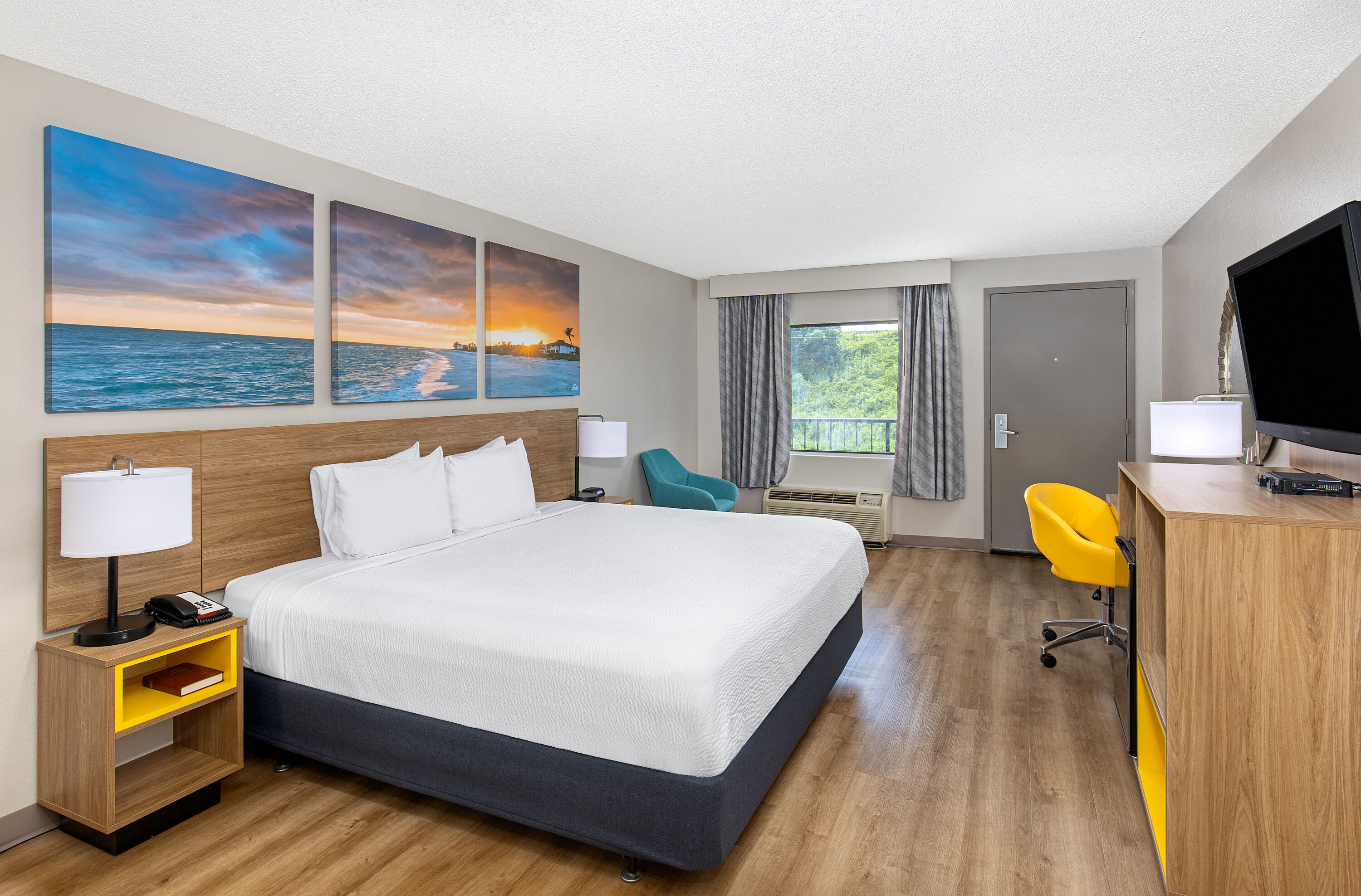 Guest room at the Days Inn by Wyndham St George in St George, South Carolina