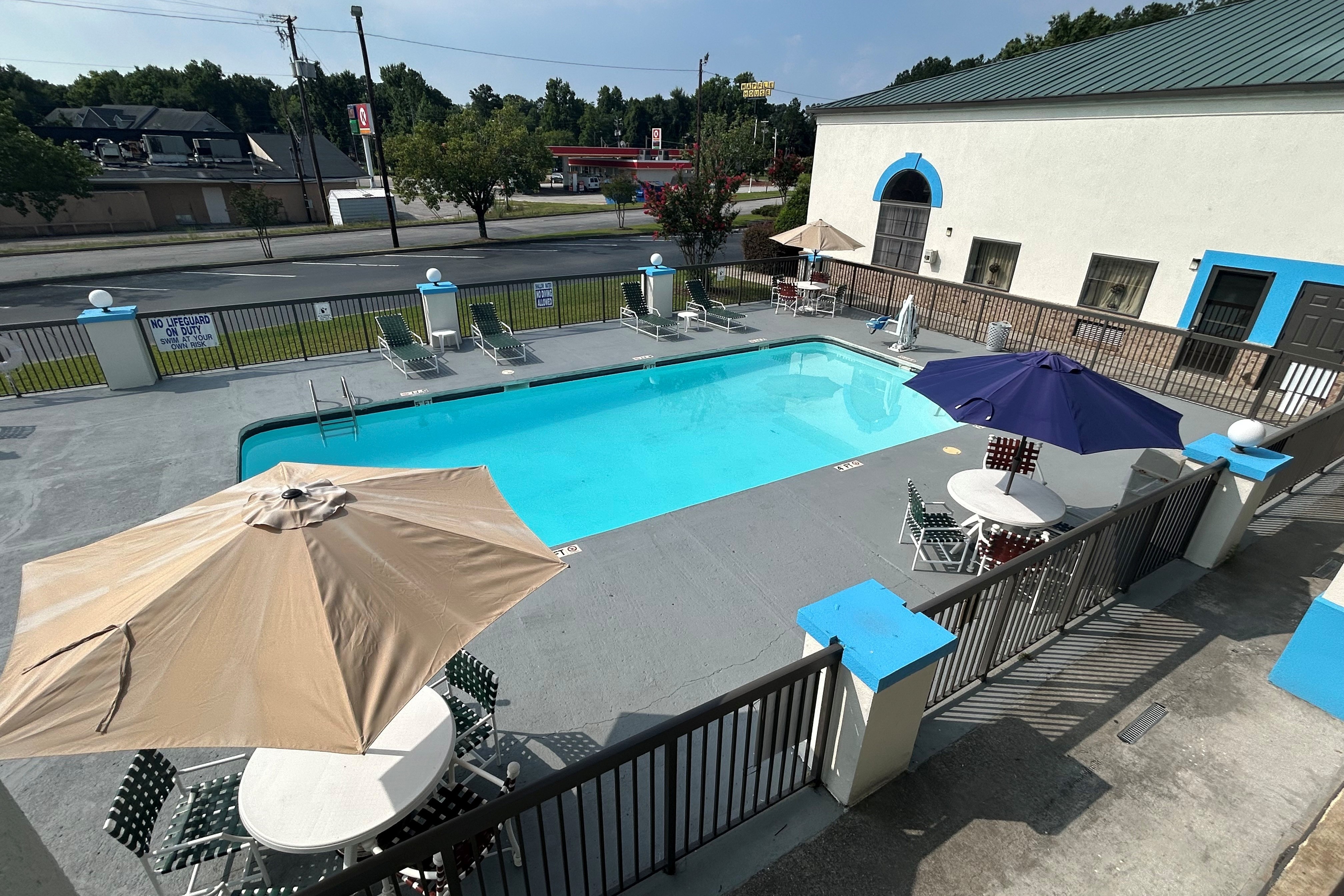 Pool at the Days Inn & Suites by Wyndham Columbia Airport in West Columbia, South Carolina