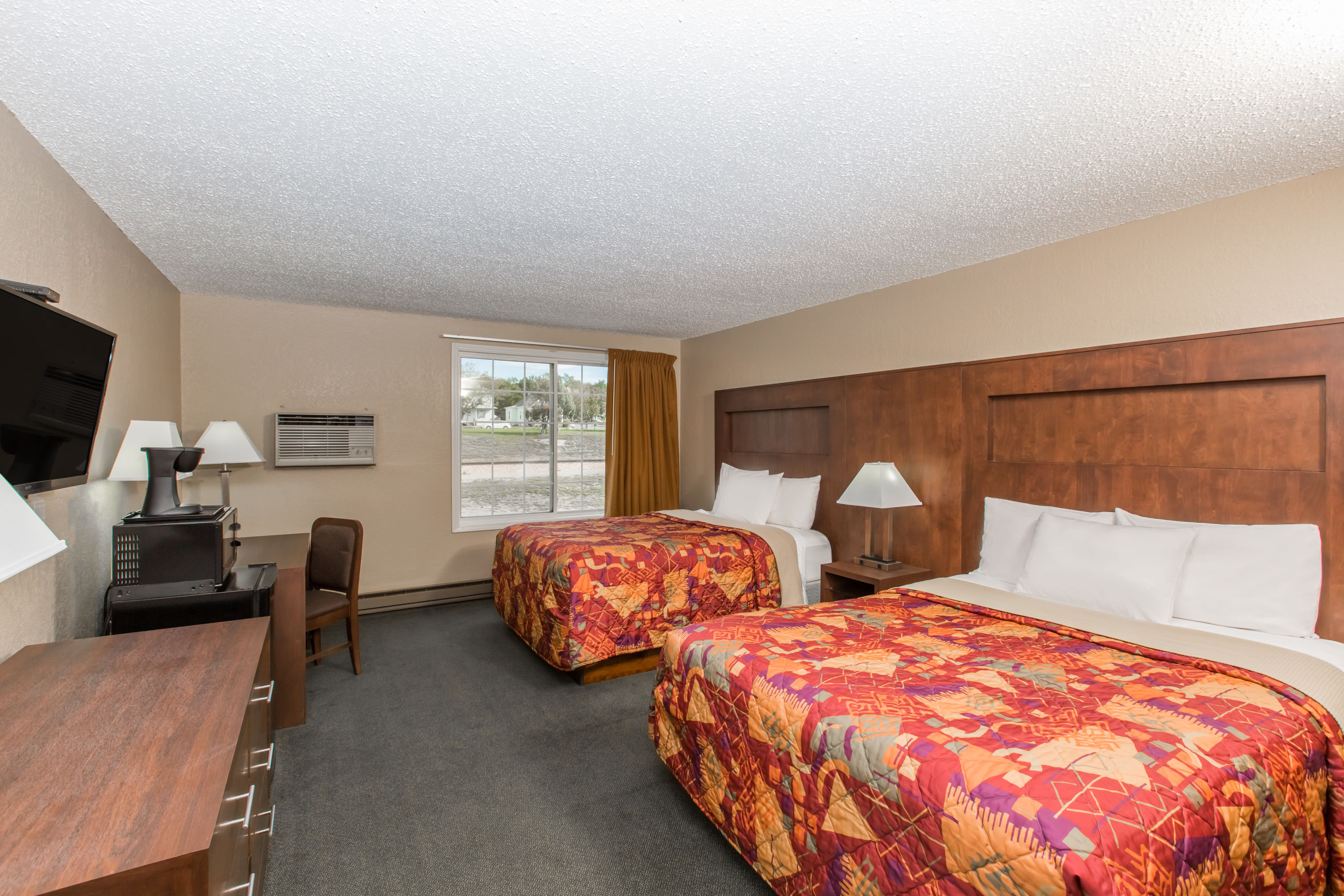 Guest room at the Days Inn by Wyndham Pierre in Pierre, South Dakota