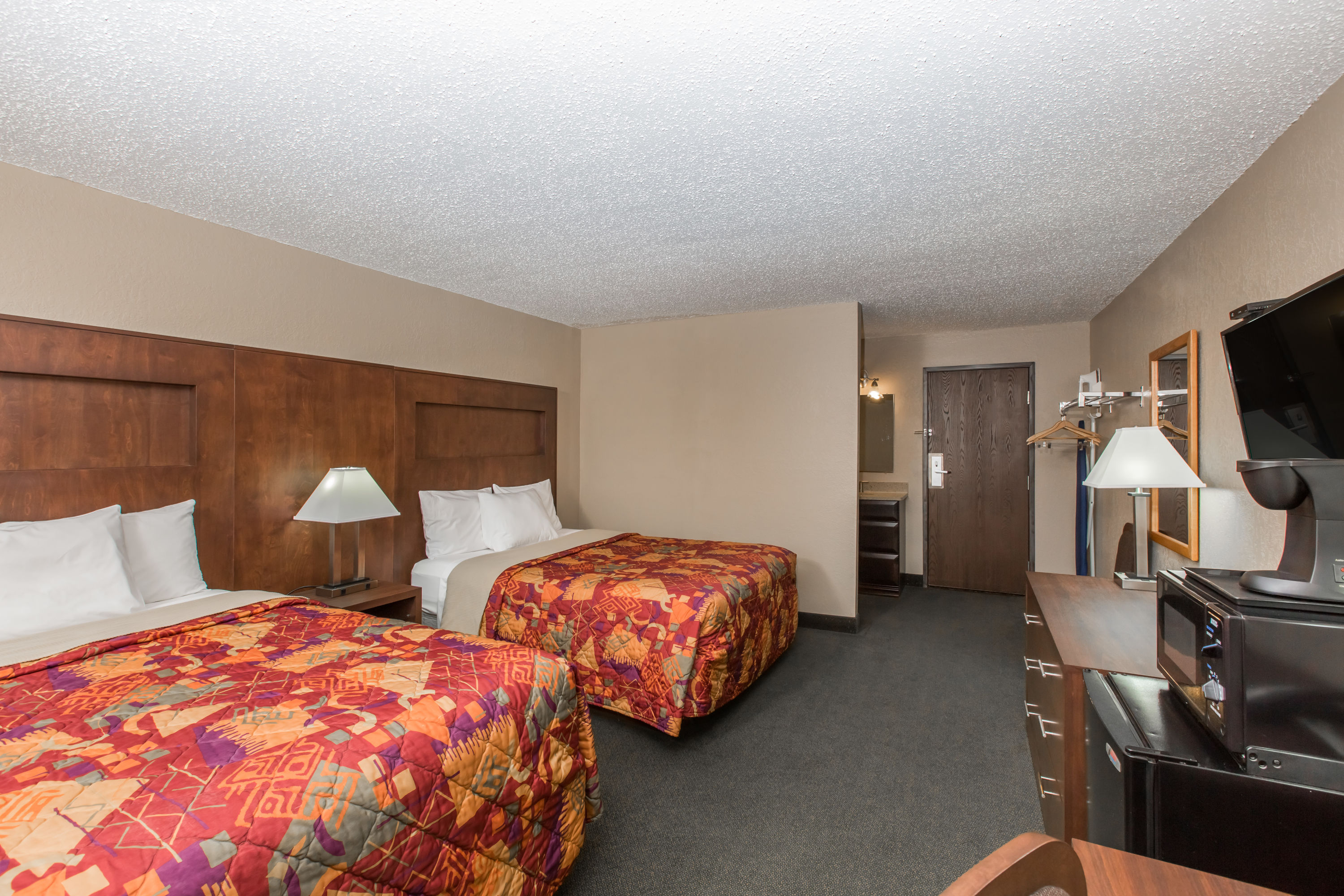 Guest room at the Days Inn by Wyndham Pierre in Pierre, South Dakota