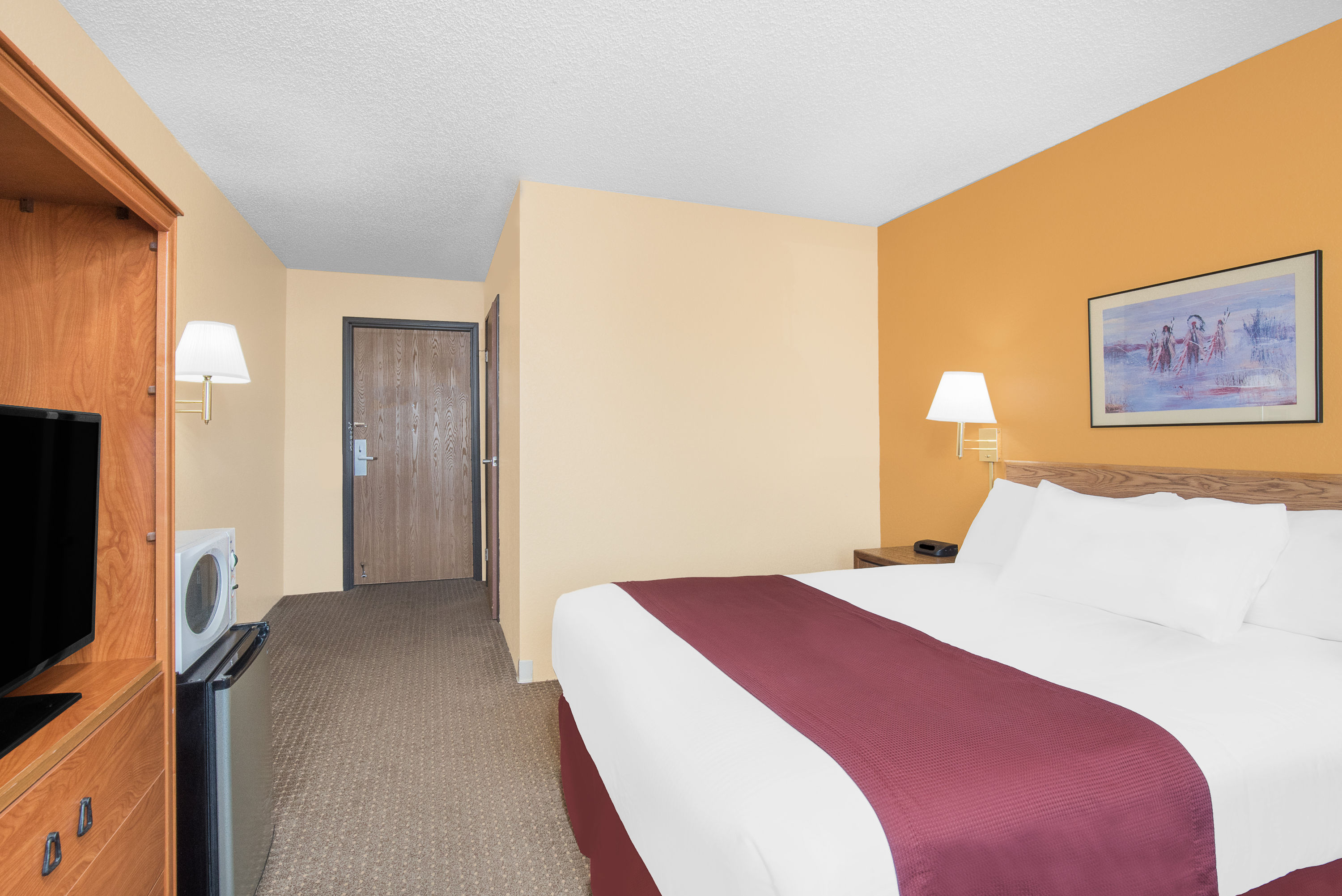 Guest room at the Days Inn by Wyndham Wall in Wall, South Dakota