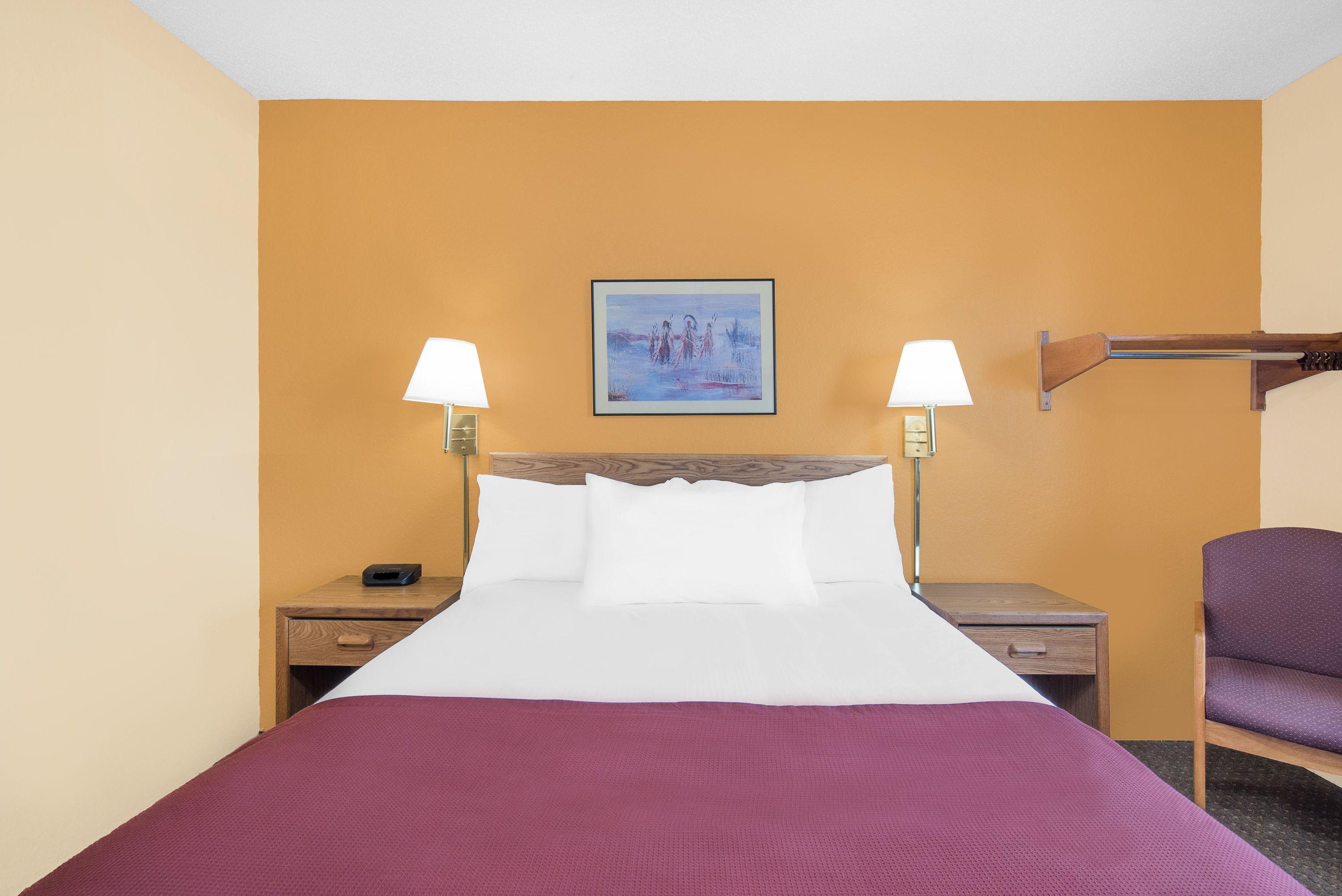 Guest room at the Days Inn by Wyndham Wall in Wall, South Dakota