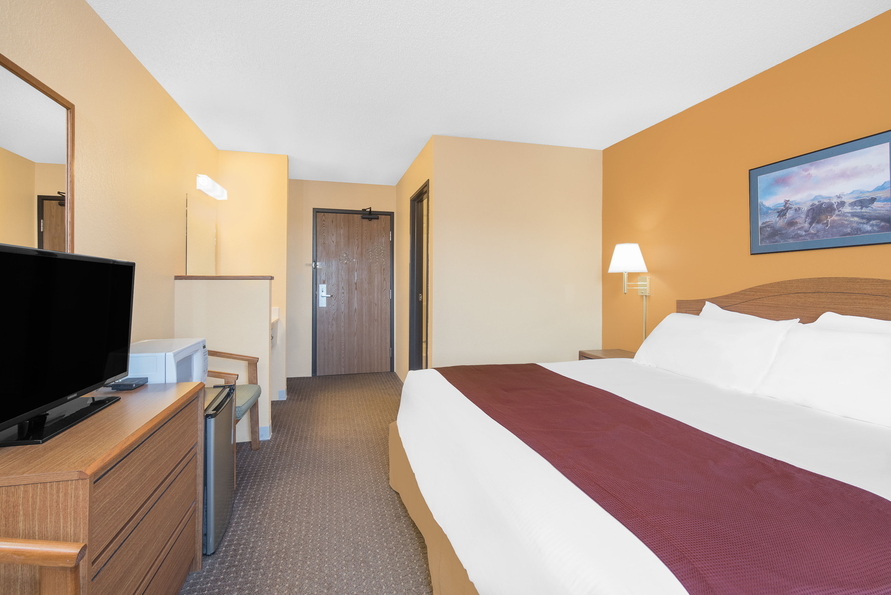 Guest room at the Days Inn by Wyndham Wall in Wall, South Dakota