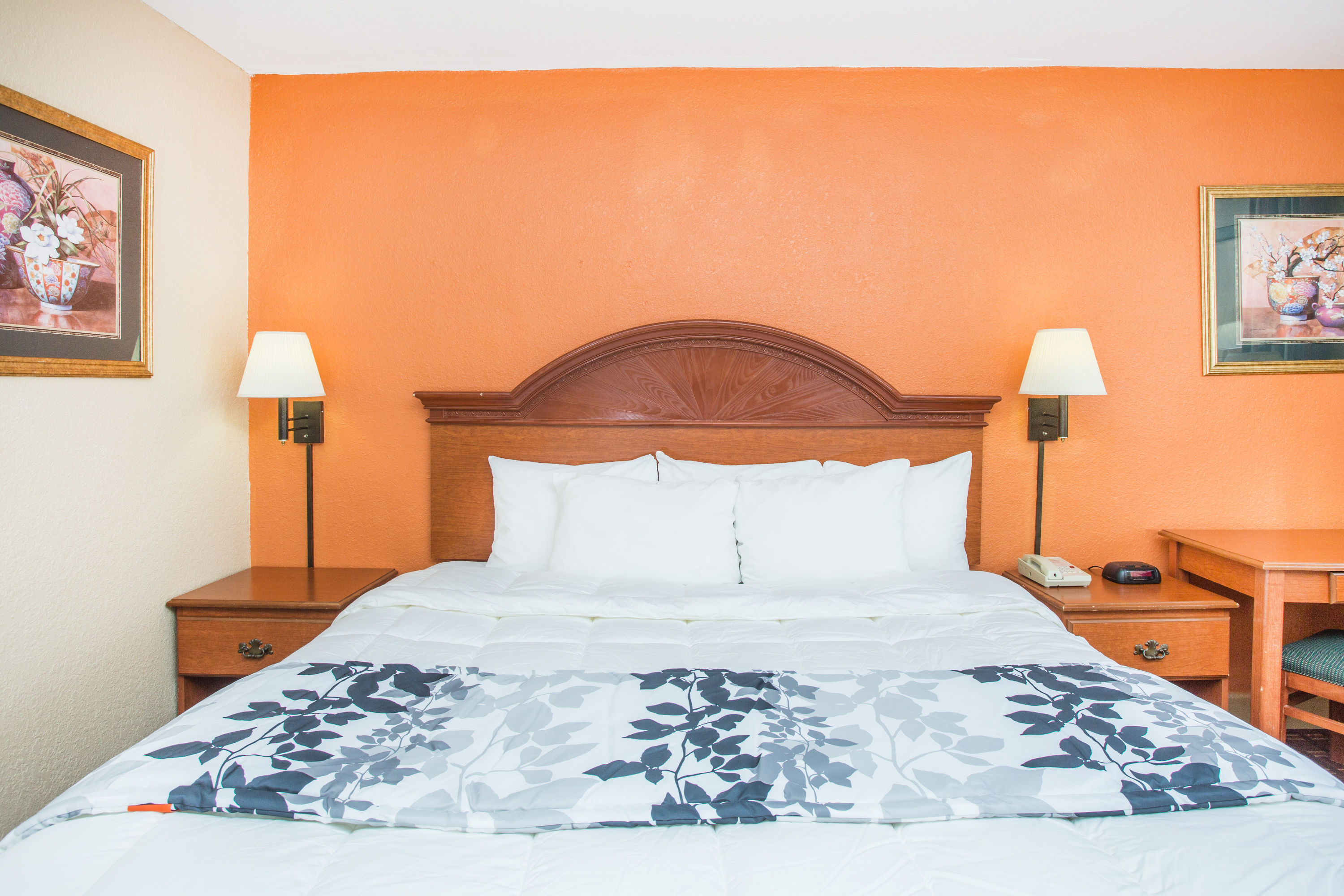 Guest room at the Days Inn by Wyndham Athens in Athens, Tennessee