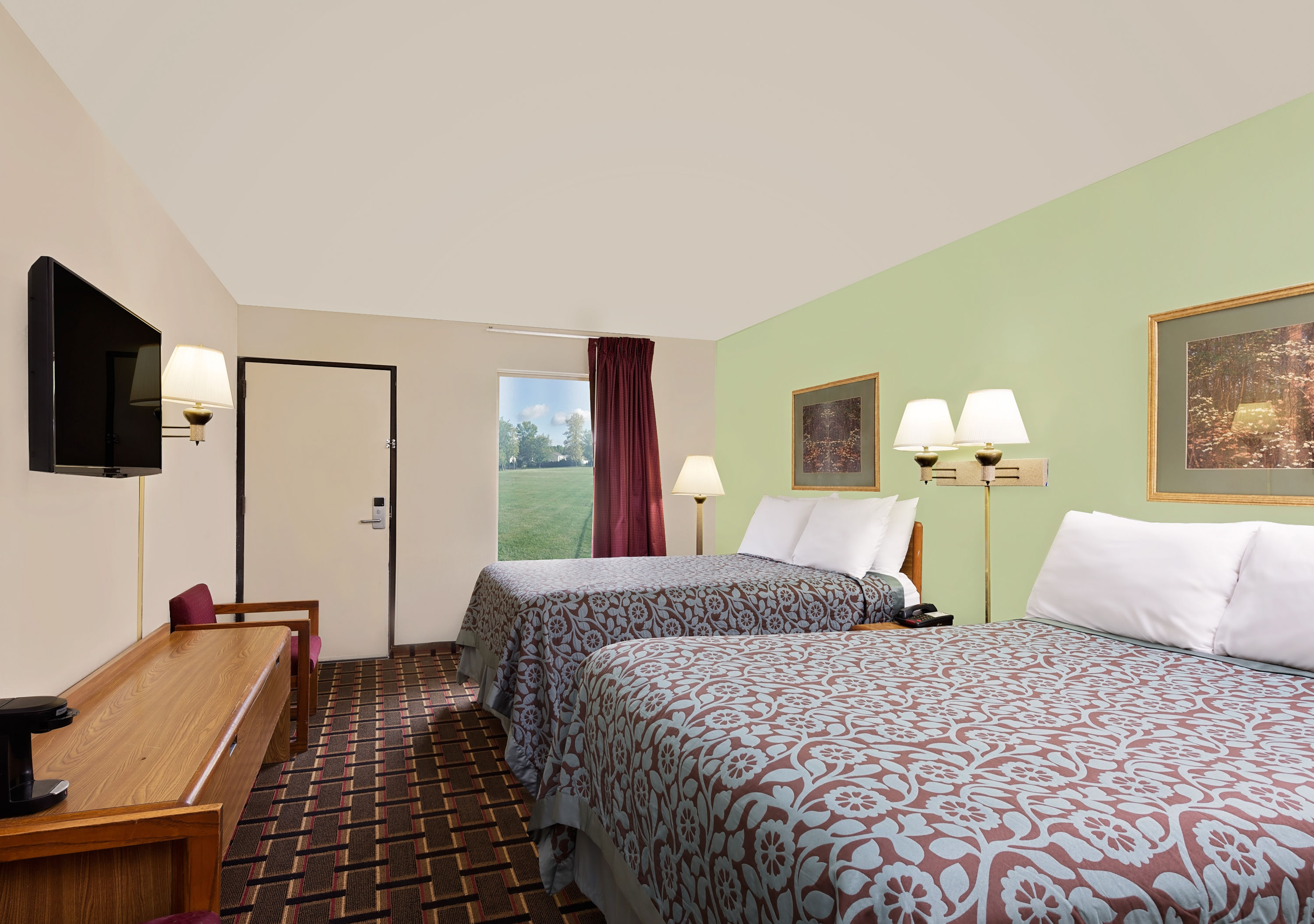 Guest room at the Days Inn by Wyndham Cleveland TN in Cleveland, Tennessee