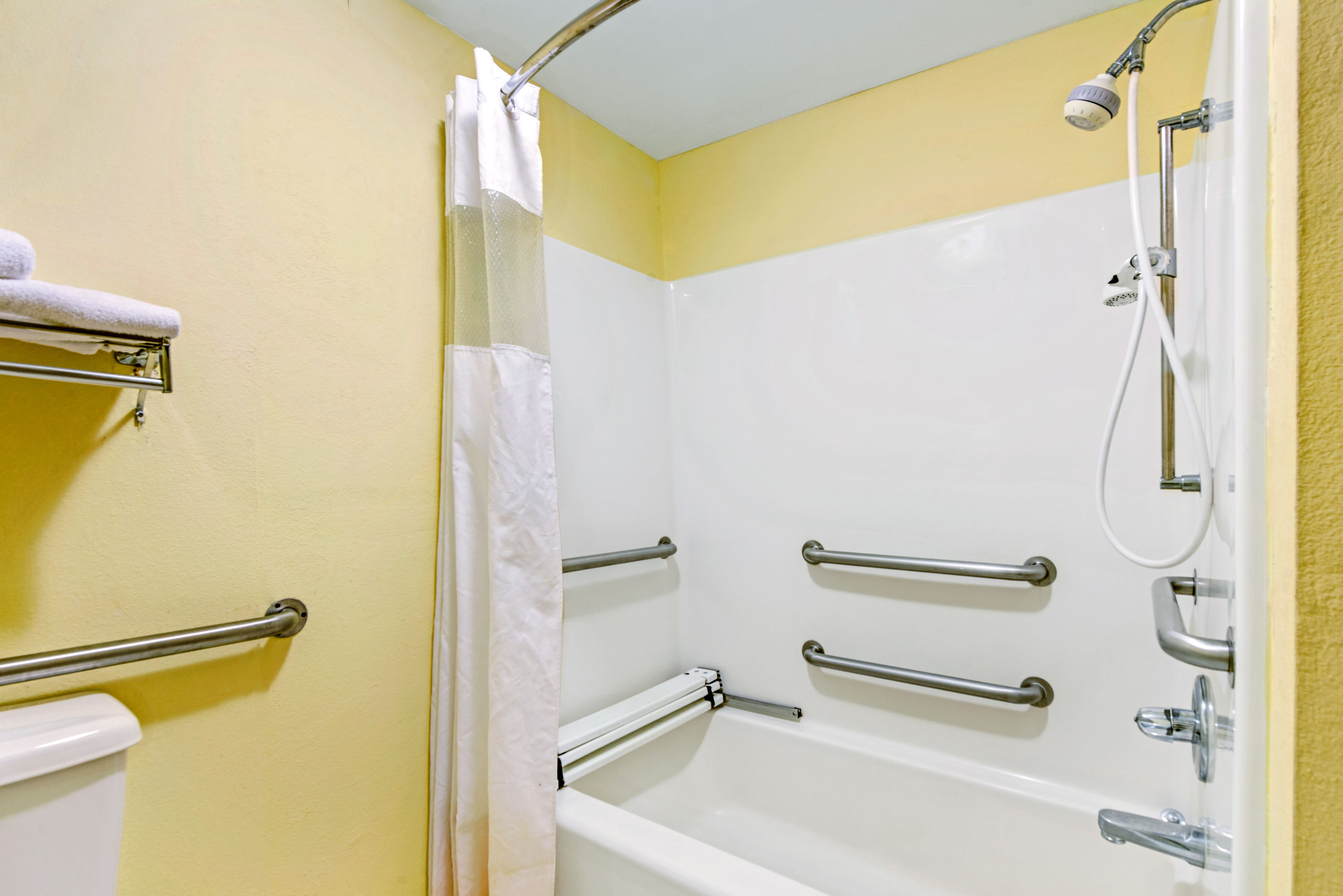 Guest room at the Days Inn by Wyndham Covington in Covington, Tennessee