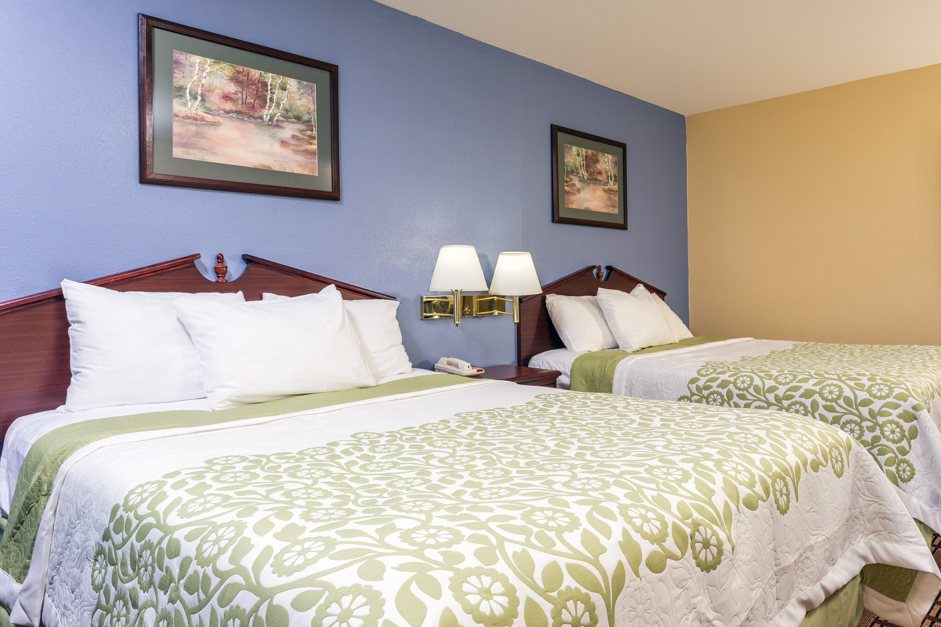 Guest room at the Days Inn by Wyndham Dickson in Dickson, Tennessee