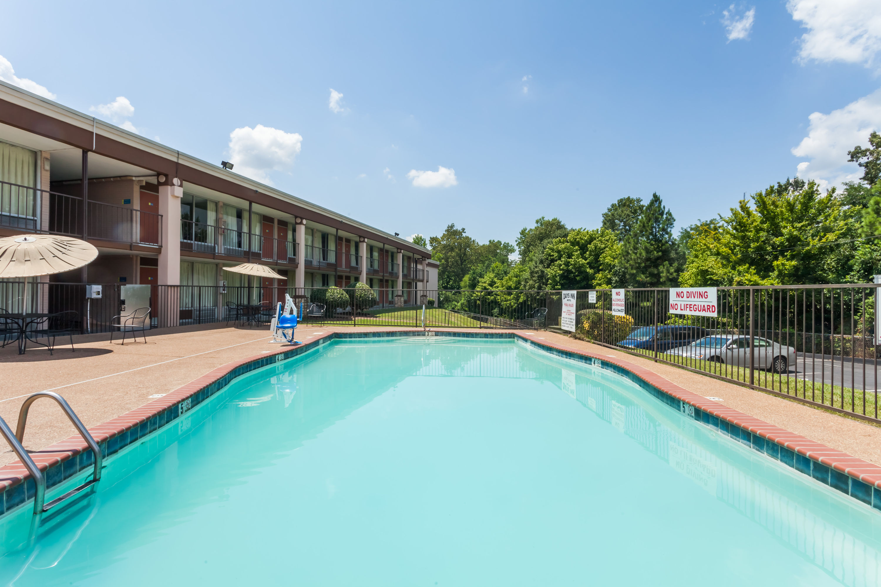 Pool at the Days Inn by Wyndham Jackson in Jackson, Tennessee