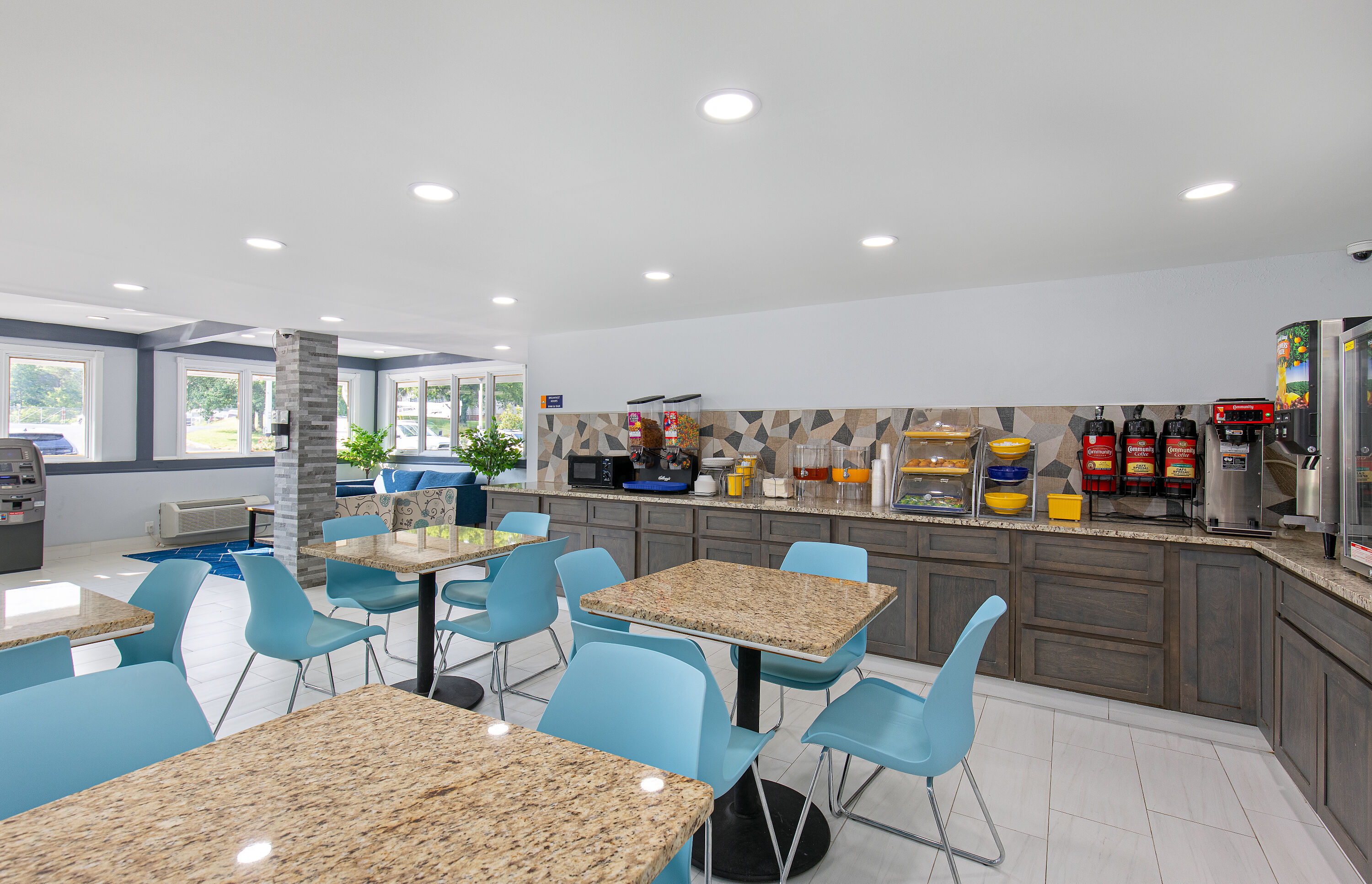 Free breakfast at Days Inn by Wyndham Knoxville North in Knoxville, Tennessee