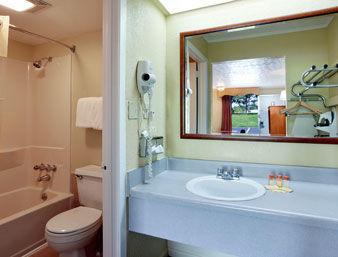 Guest room at the Days Inn by Wyndham Knoxville West in Knoxville, Tennessee