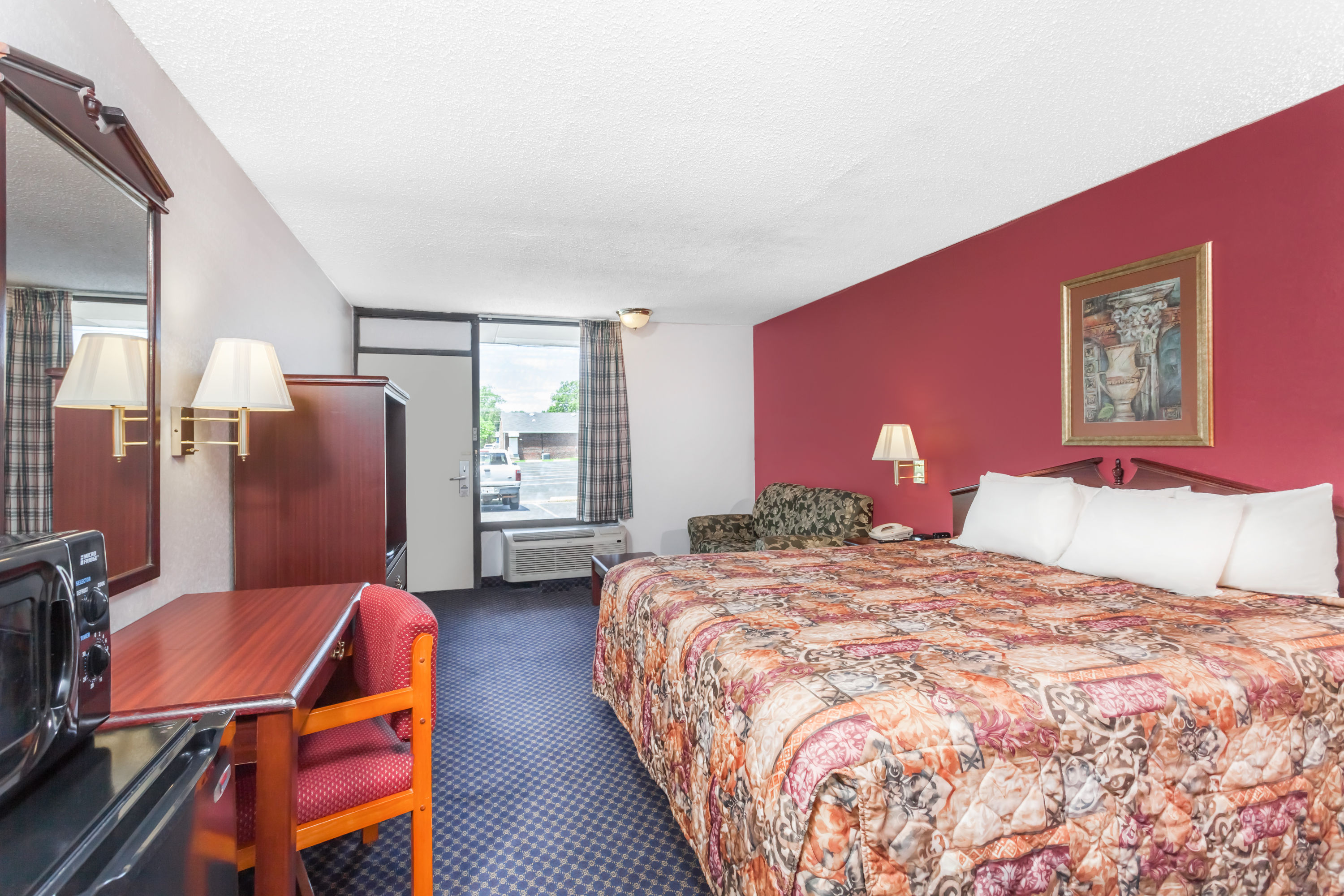 Guest room at the Days Inn by Wyndham Martin in Martin, Tennessee