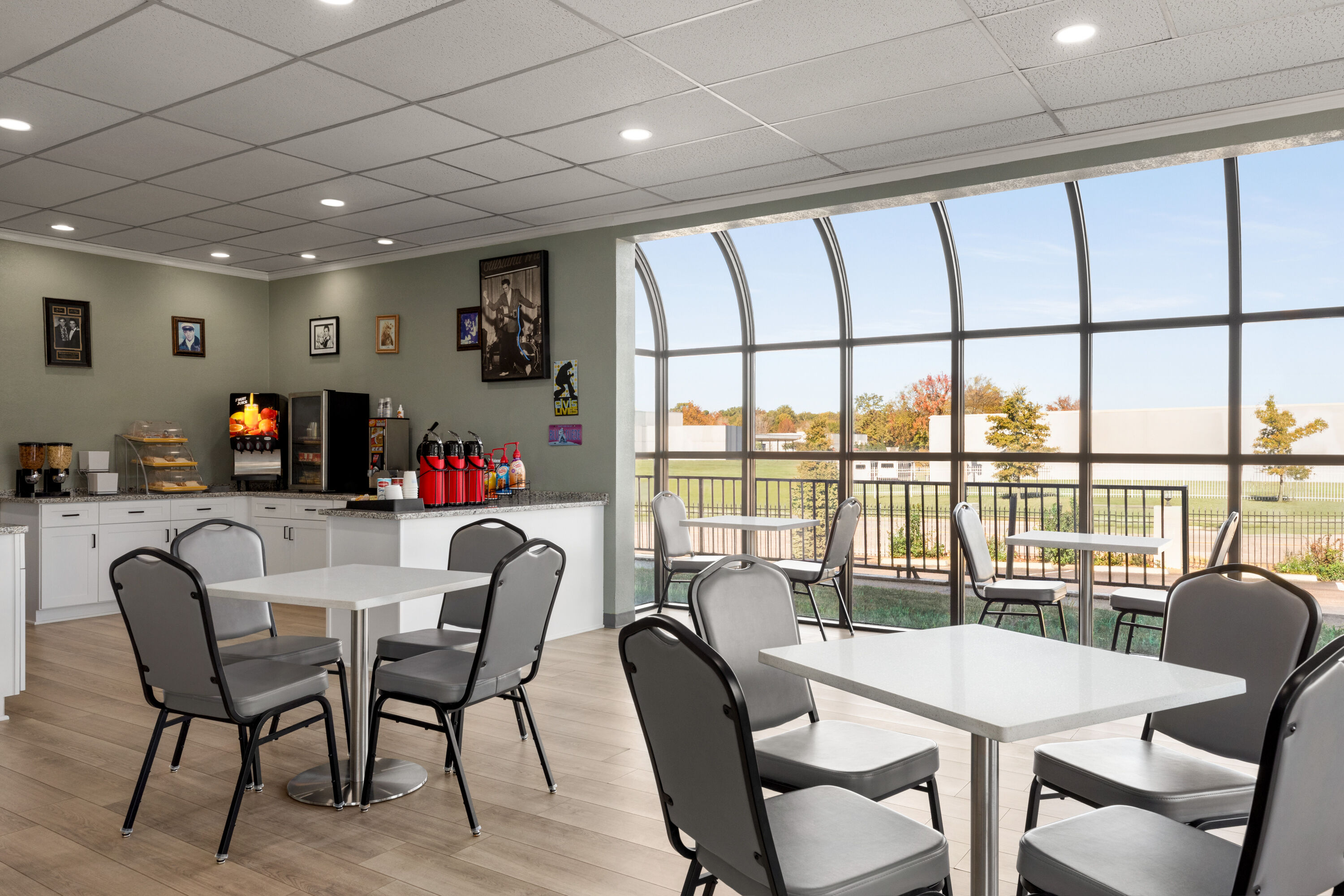 Free breakfast at Days Inn by Wyndham Memphis at Graceland in Memphis, Tennessee