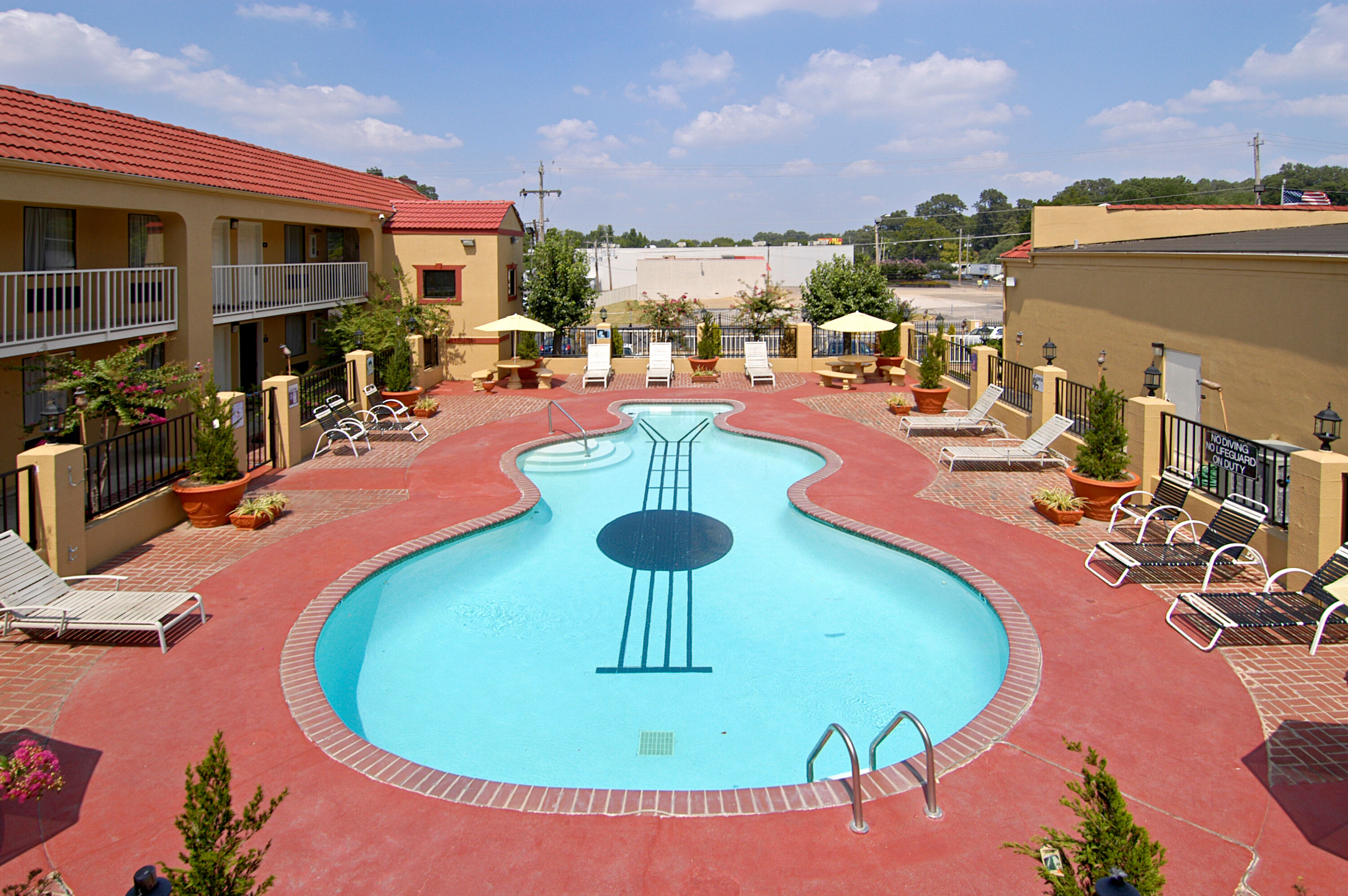 Family pool at the Days Inn by Wyndham Memphis at Graceland in Memphis, Tennessee