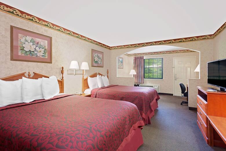 Guest room at the Days Inn Millington in Millington, Tennessee