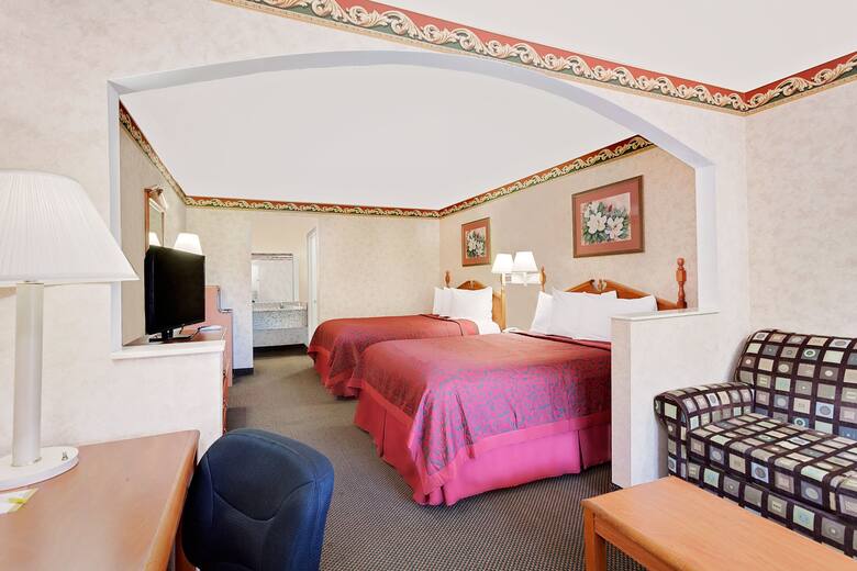 Guest room at the Days Inn Millington in Millington, Tennessee