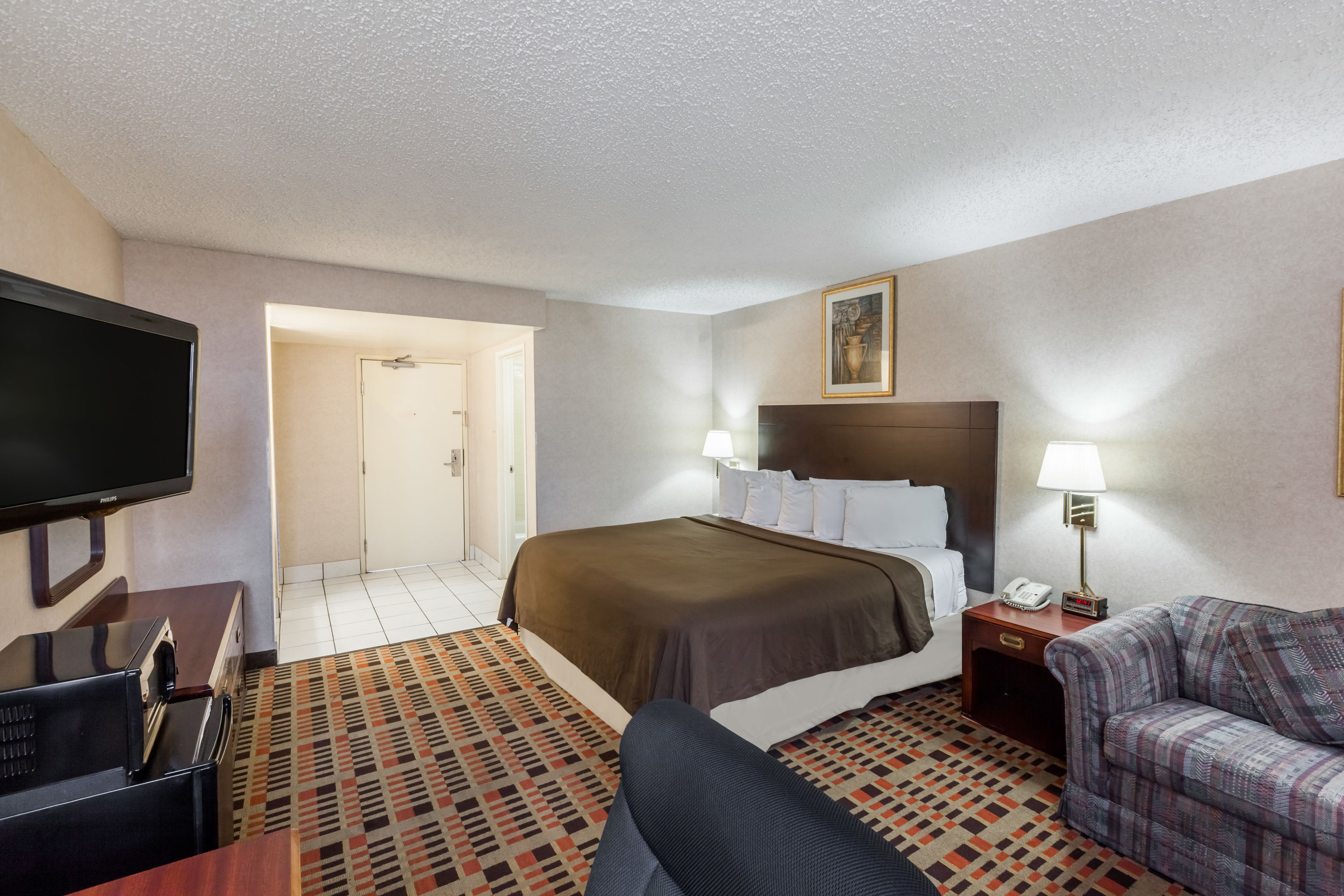 Guest room at the Days Inn by Wyndham Amarillo East in Amarillo, Texas