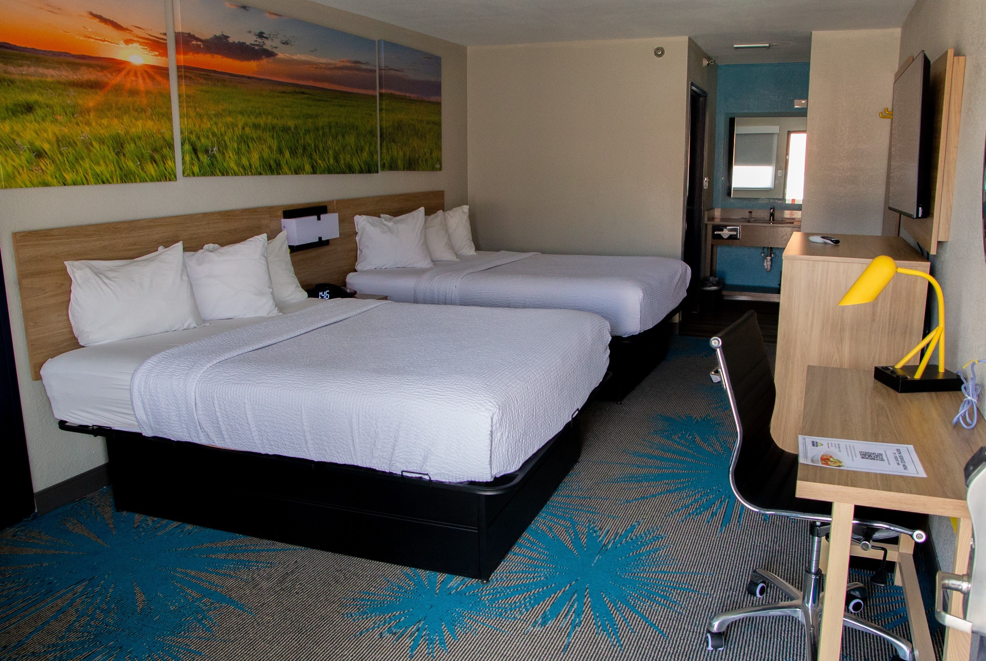 Guest room at the Days Inn by Wyndham Amarillo - Medical Center in Amarillo, Texas