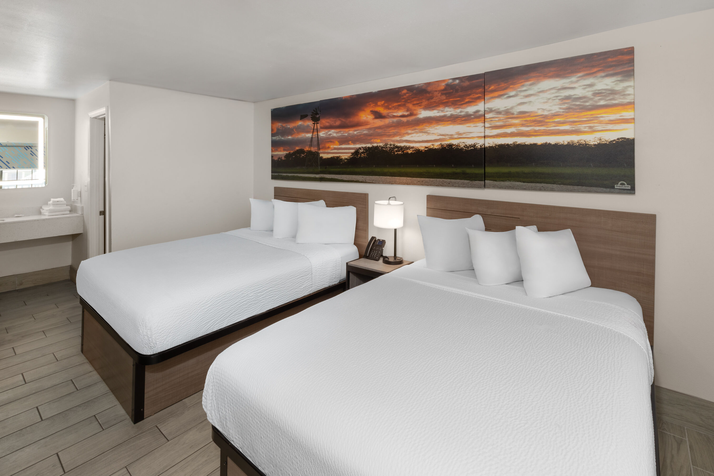 Guest room at the Days Inn by Wyndham Aransas Pass in Aransas Pass, Texas