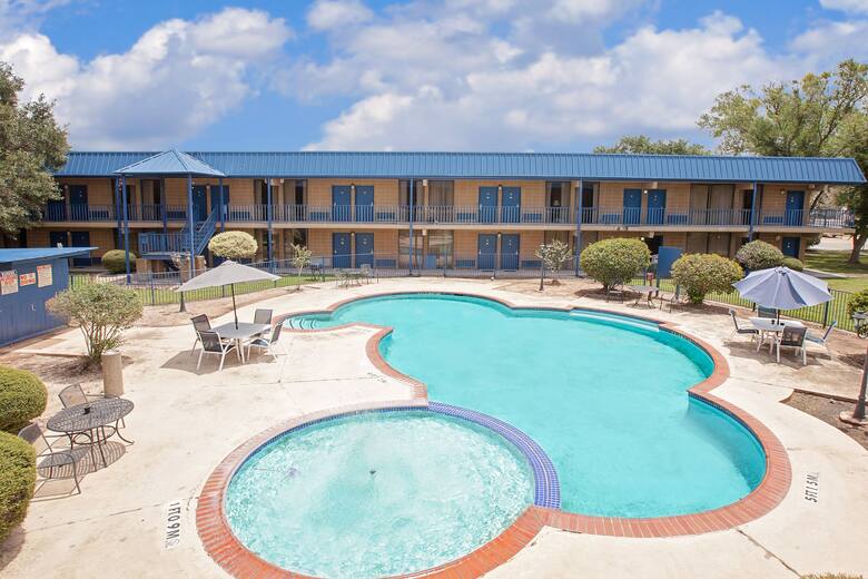 Pool at the Days Inn Bay City in Bay City, Texas