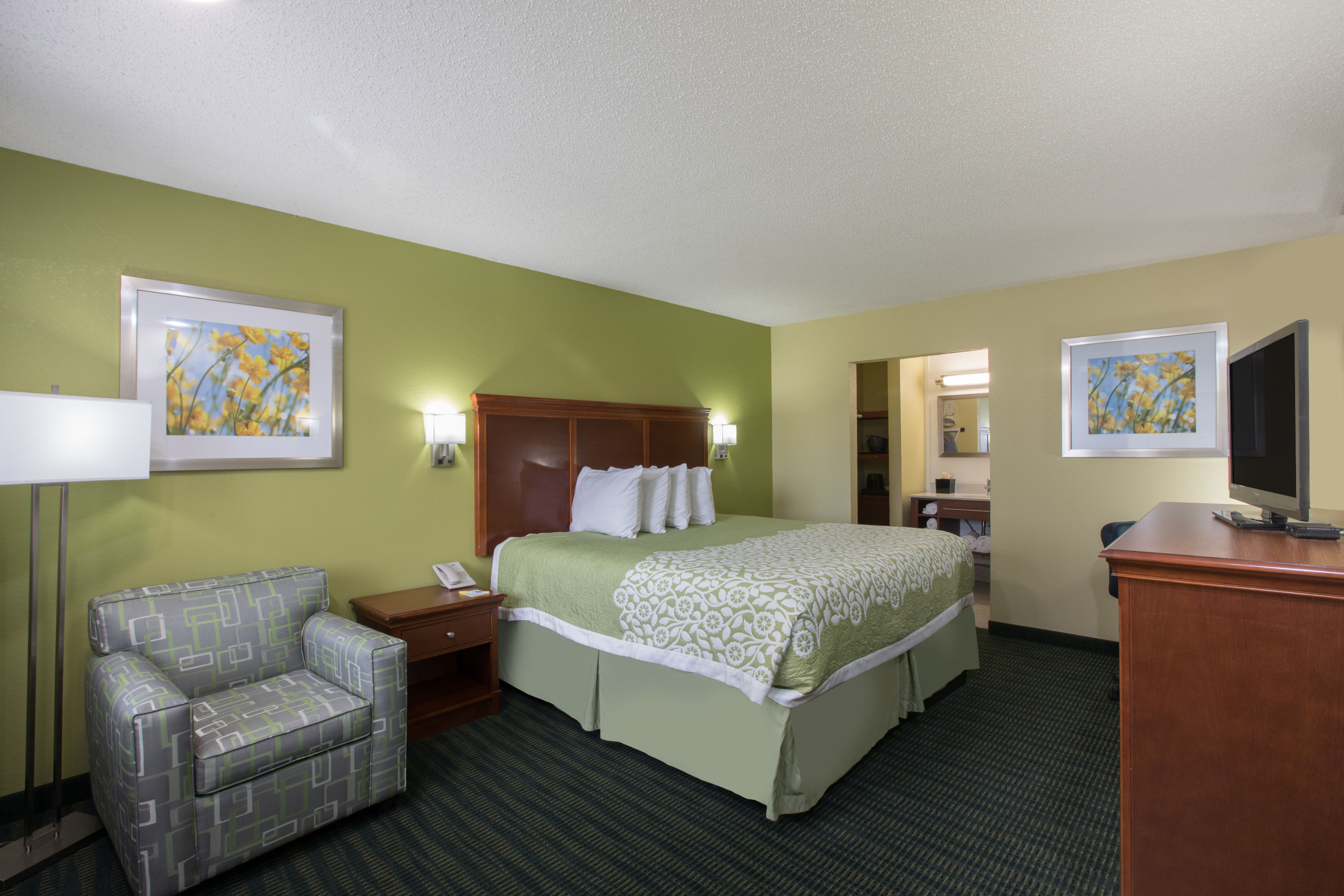 Guest room at the Days Inn & Suites by Wyndham Big Spring in Big Spring, Texas