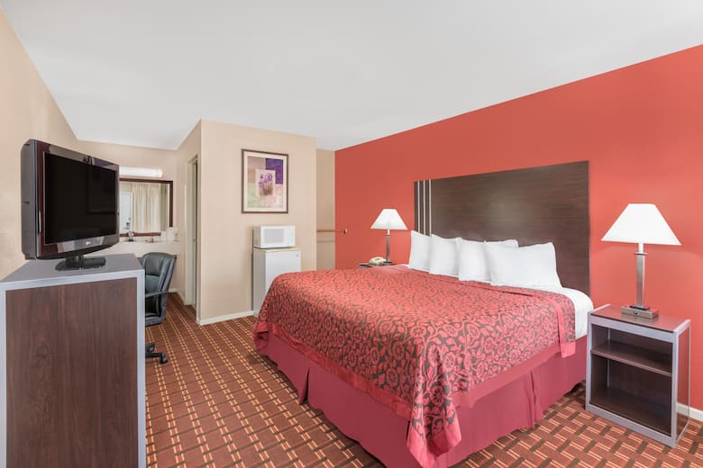Guest room at the Days Inn College Station University Drive in College Station, Texas