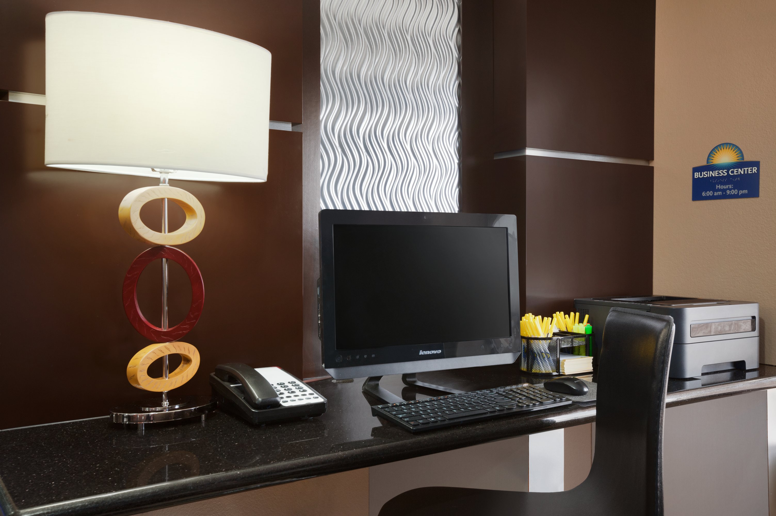 Days Inn & Suites by Wyndham Conroe North business center in Conroe, Texas