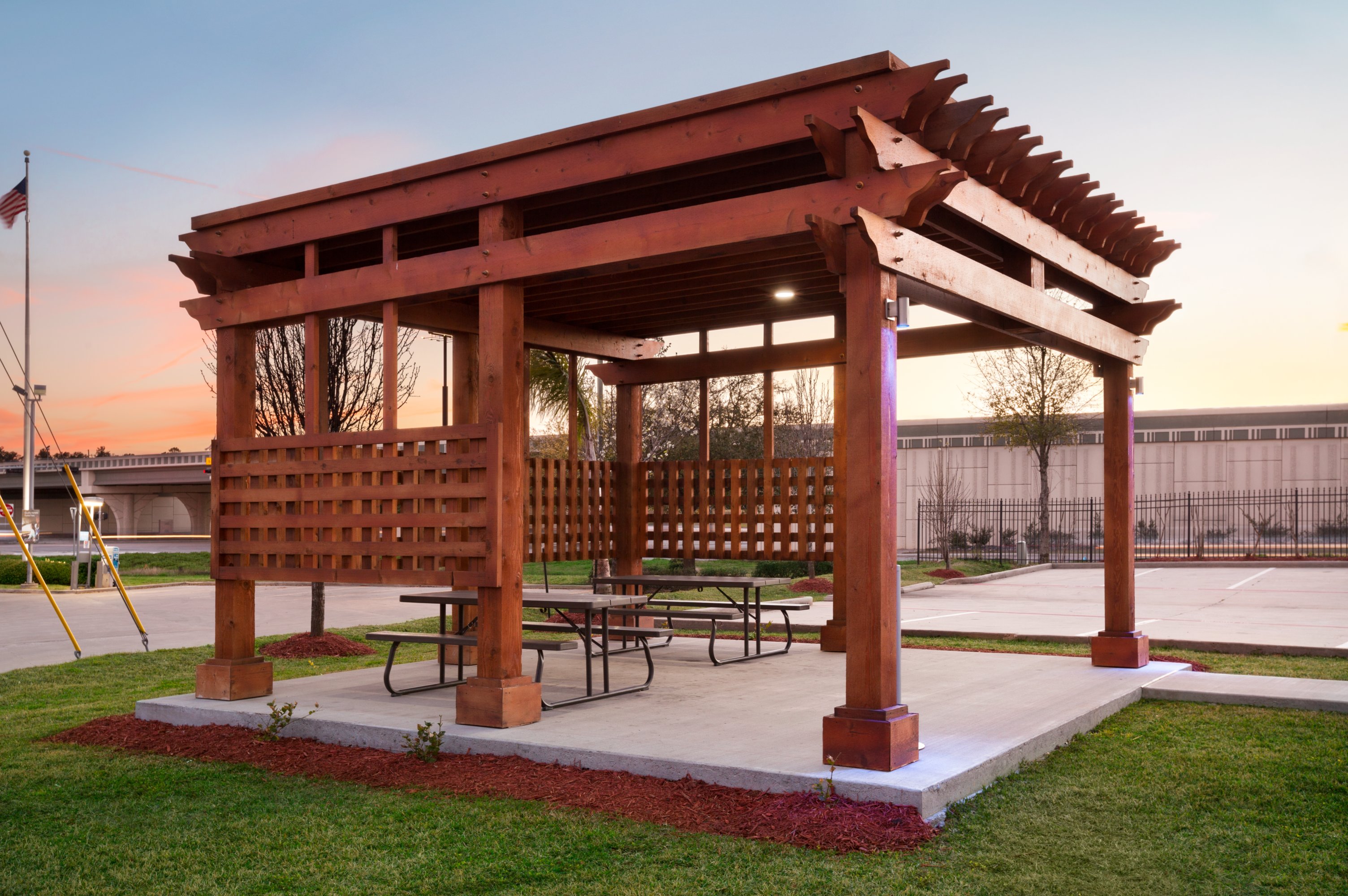 Gazebo at Days Inn & Suites by Wyndham Conroe North in Conroe, Texas